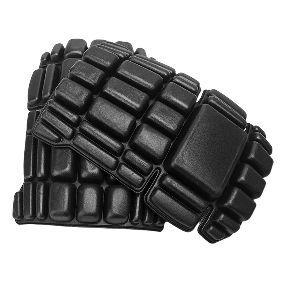 Denpetec Professional Knee Pads,1 Pairs Knee Pad Inserts for Work Pants,Cargo Pants Knee Pads,Gardening Knee Pads(Black)