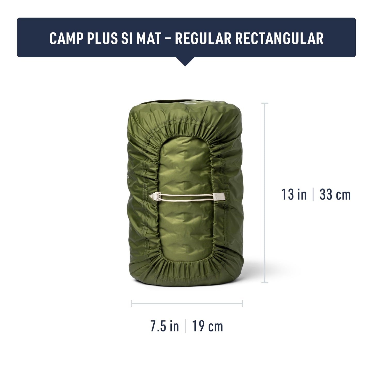 Sea to Summit Camp Plus Self-Inflating Foam Sleeping Mat for Camping - Rectangular - Regular (72 x 25.2 x 2.6 inches)