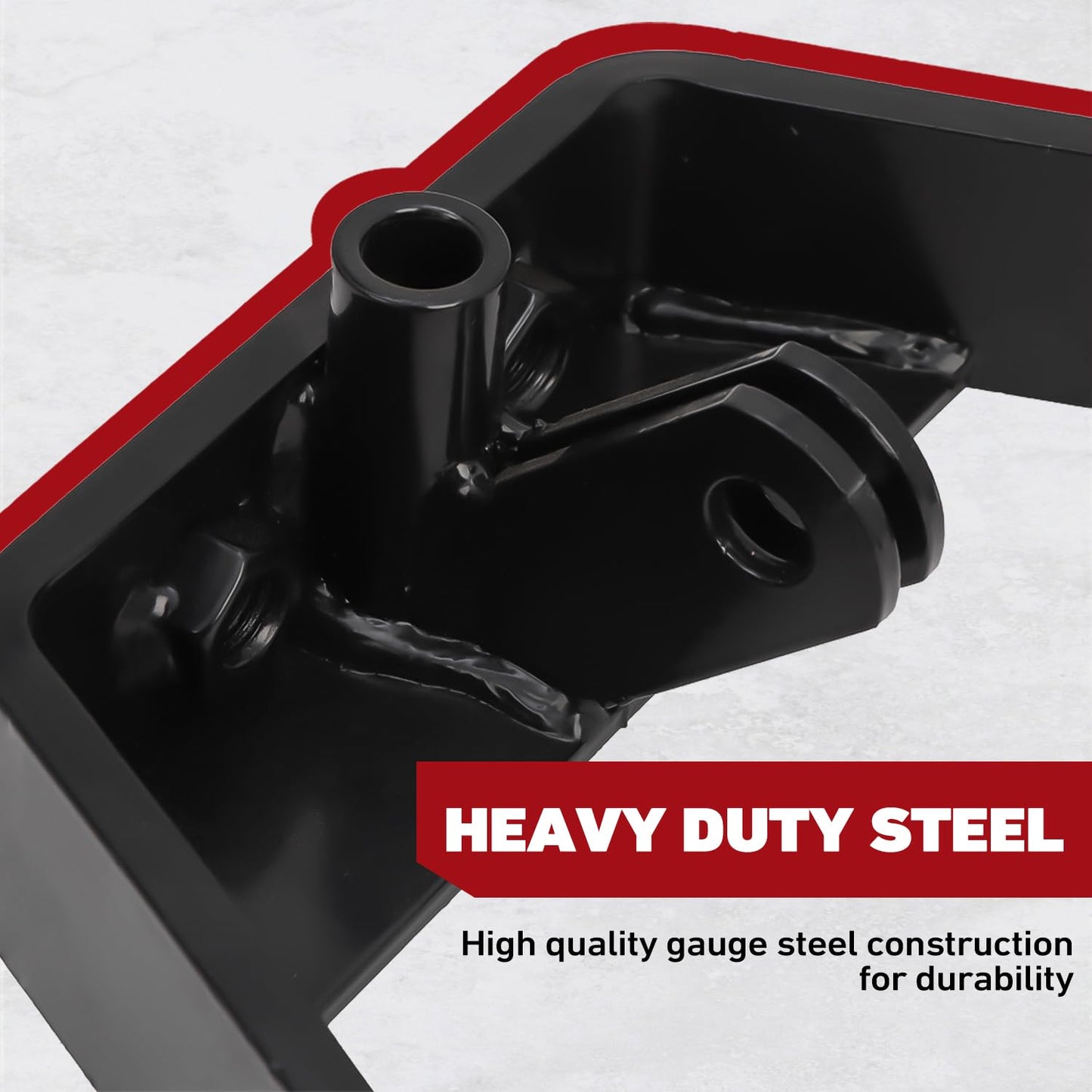 ELITEWILL Garden Tractor Sleeve Hitch Attachment Rear-Mount Fit for Husqvarna 585607901/ Craftsman T200 and T300 Series/Cub Cadet Riding Lawn Mower Tractors with 23" Or Larger Rear Tires