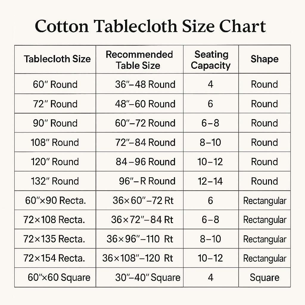 HANDICRAFT HANDLOOM Handblock Print Cotton Tablecloth – 90 Round Table Cover Seats 6–8 – Indian Block Printed Floral Dining Table Linen – Boho Washable Cloth for Kitchen, Party, Outdoor (Dark Blue)