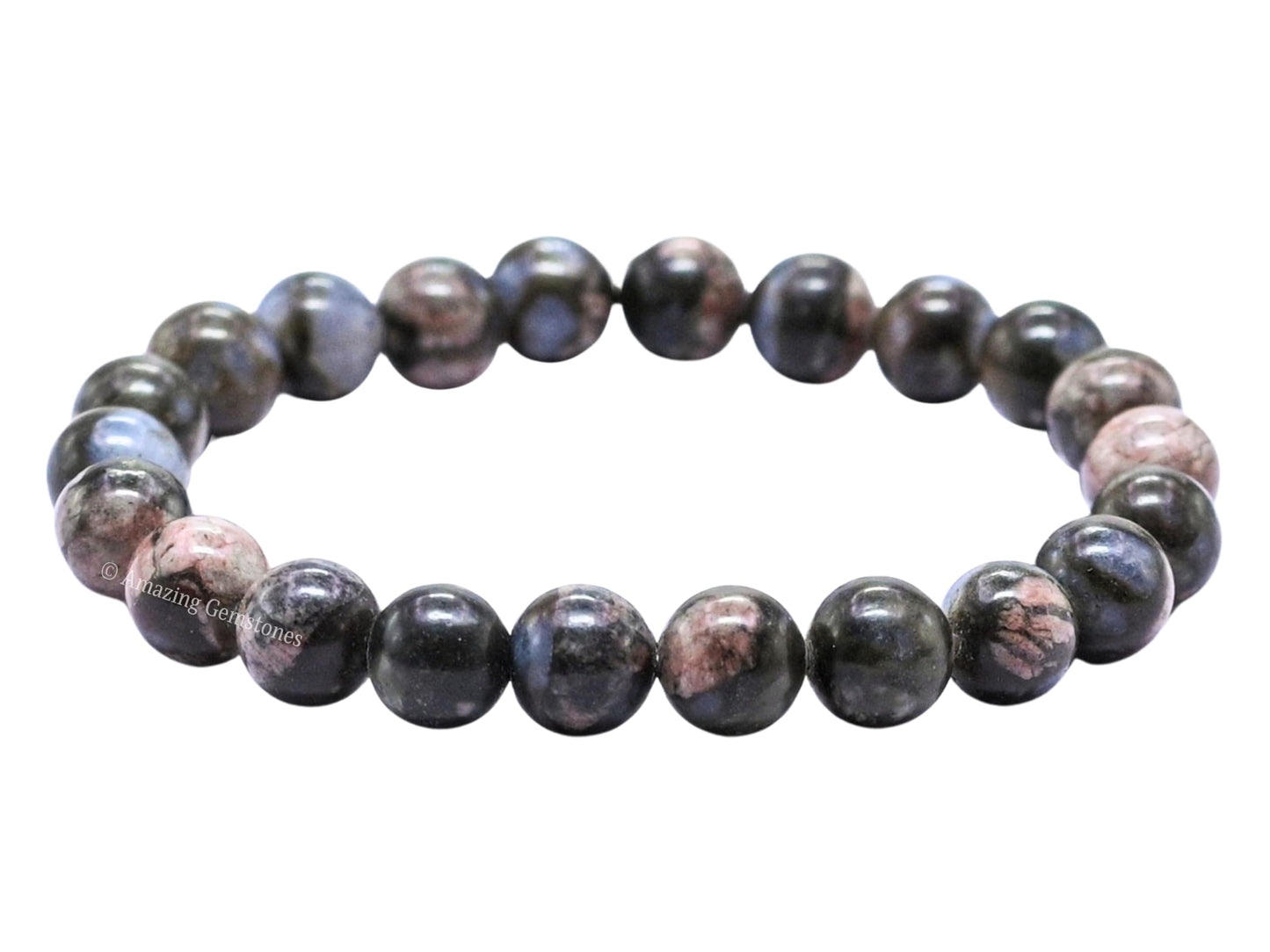 Amazing Gemstone Crystal Bracelet for Women Men's Gifts - Protection Healing Crystal Bracelet - 8mm Gemstone Beaded Stretchable Bracelet Pulseras Para Hombres Mujer Stocking Stuffers Mothers Day Gift (Que Sera Llanite)