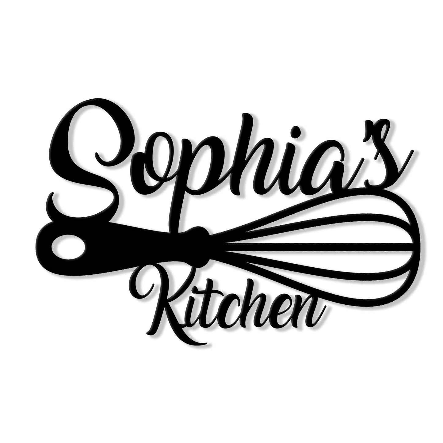 Personalized Kitchen Metal Sign, Chefs Hanging Sign Outdoor Porch Welcome, Custom Name Wall Fence Yard Patio Home Office Decor, Birthday Backyard BBQ Grill, Gifts for Mom, Grandma, Women, Baker