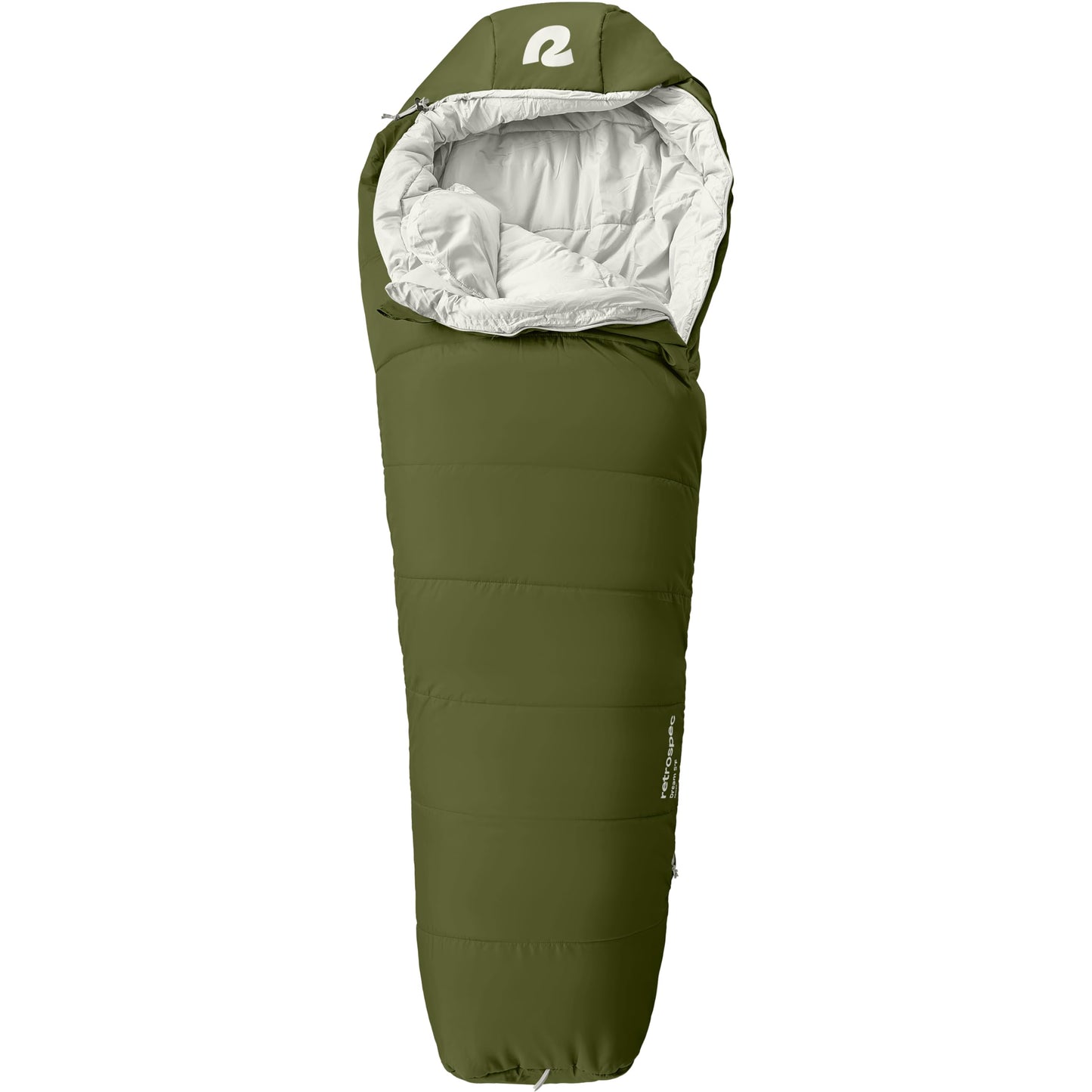 Retrospec Dream 5 Mummy Sleeping Bag - Insulated Cold Weather, Water-Resistant, Adjustable Draw Cords Adult Sleeping Bag