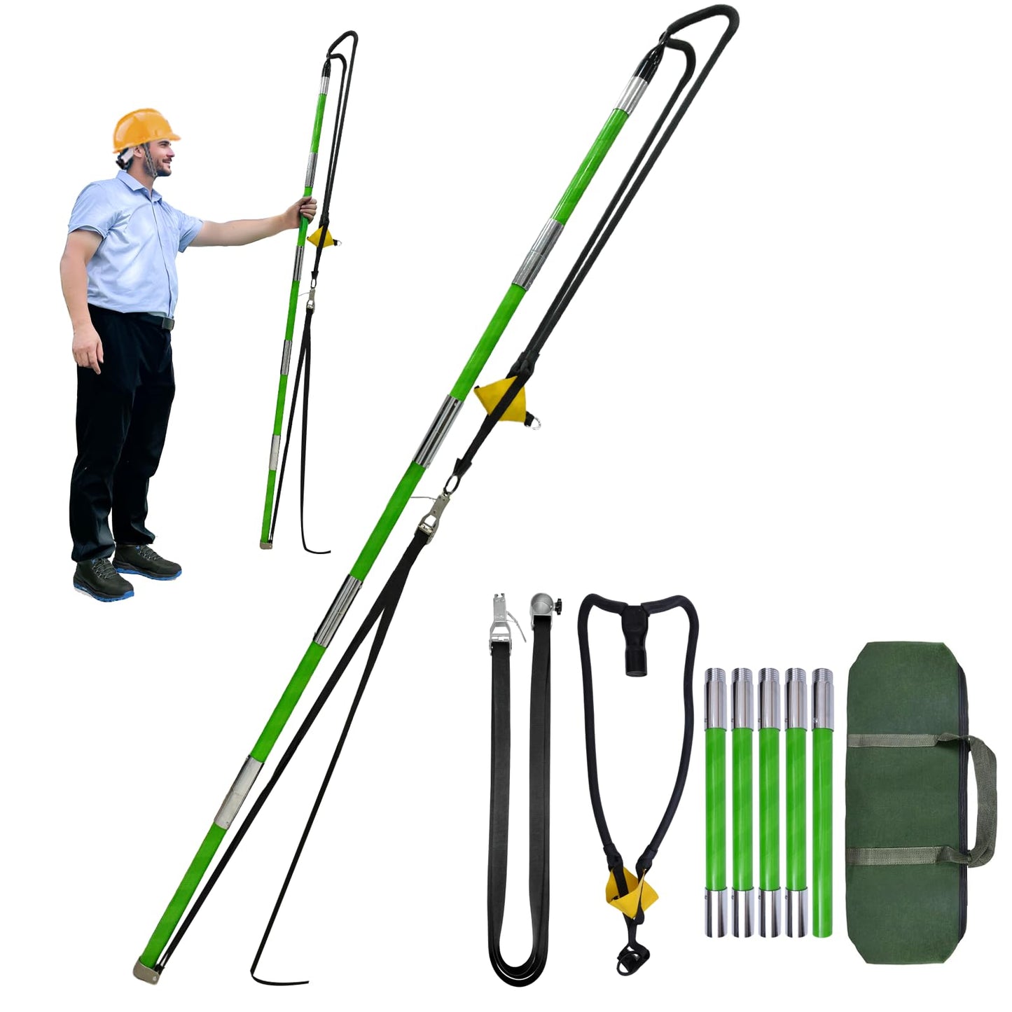 Lichtund Slingshot Arborist Throw Line Rope Launcher with Trigger Sling Shot for Adults