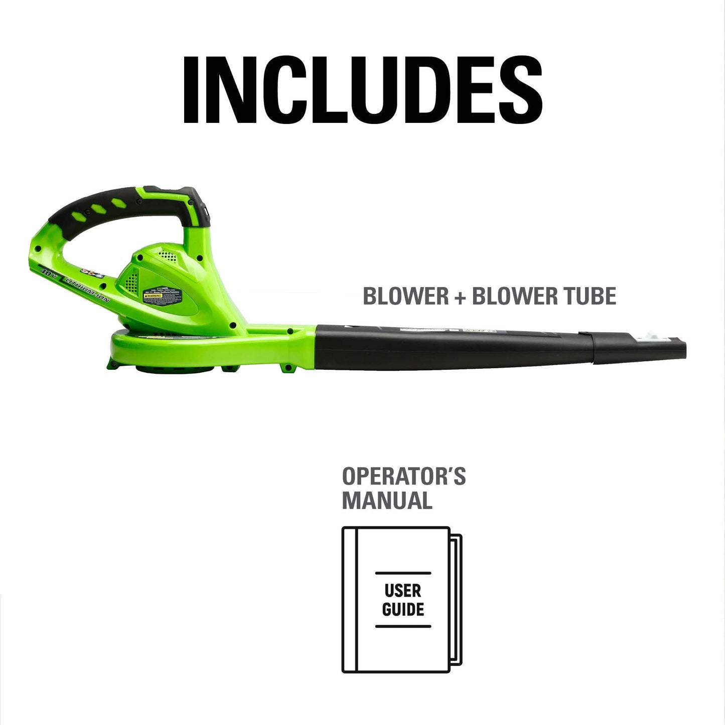 Greenworks 40V (150 MPH / 130 CFM / 75+ Compatible Tools) Cordless Leaf Blower, Tool Only