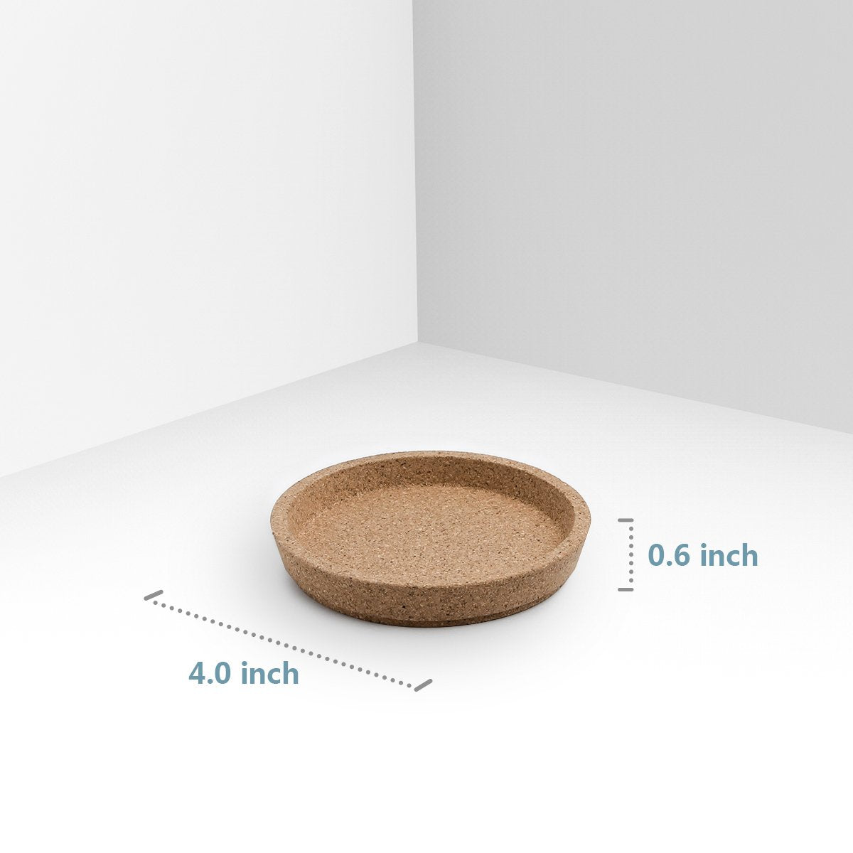 Sweese Cork Coasters - 4 Inch Perfect for Most Kind of Mugs - Protect Your Table from a Liquid Ring - Set of 10