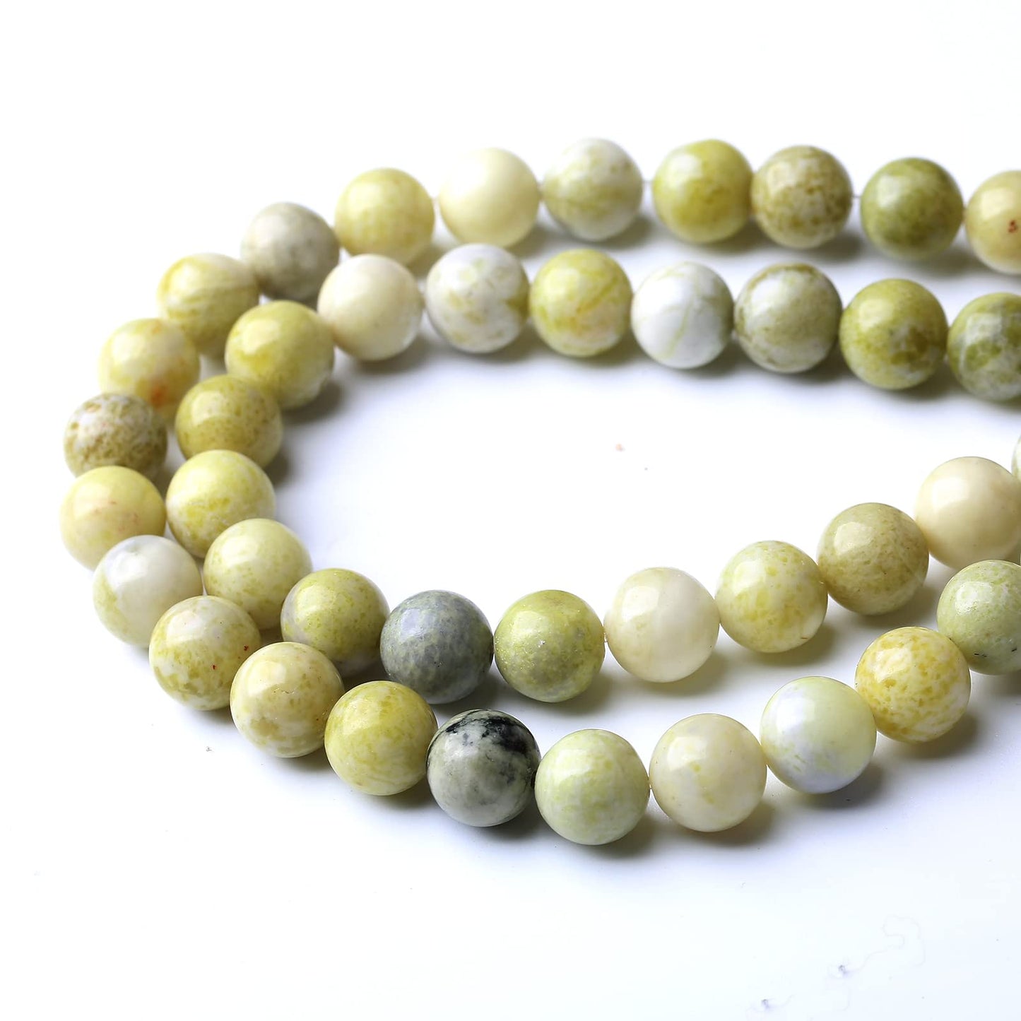 45PCS 8MM Natural Yellow Jasper Stone Beads Energy Healing Beads for DIY Jewelry Bracelet Necklace Making for Jewelry Making15Inch