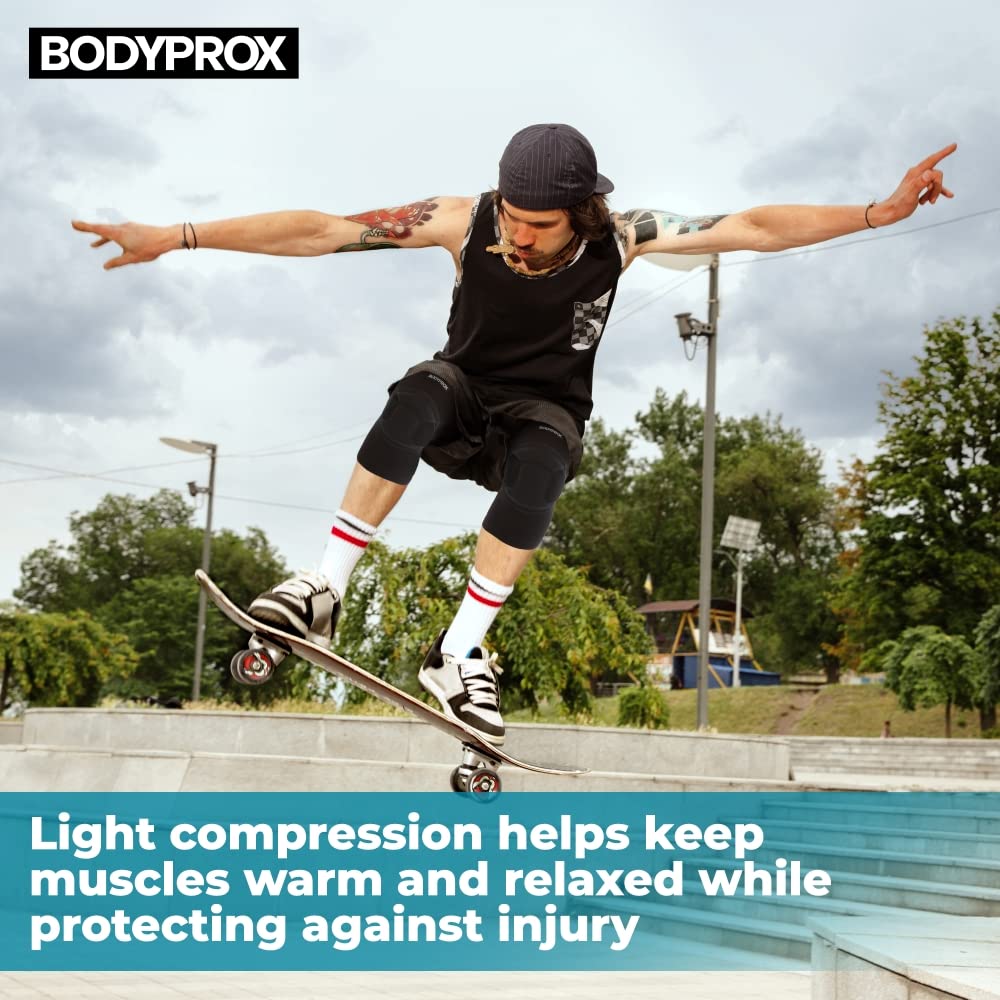 Bodyprox Protective Knee Pads, Thick Sponge, Collision Avoidance Knee Sleeve(Small/Medium)