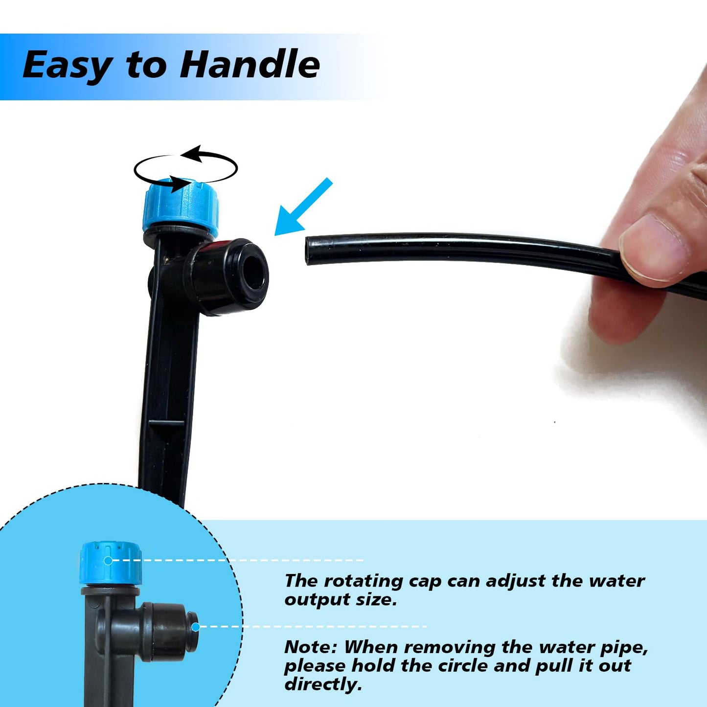 230FT Drip Irrigation System,Automatic Garden Watering System with 1/4" & 1/2" Tubing, Adjustable Spray Nozzles & Sprinklers and Accessories for Garden, Greenhouse, Lawn, Potted Plants