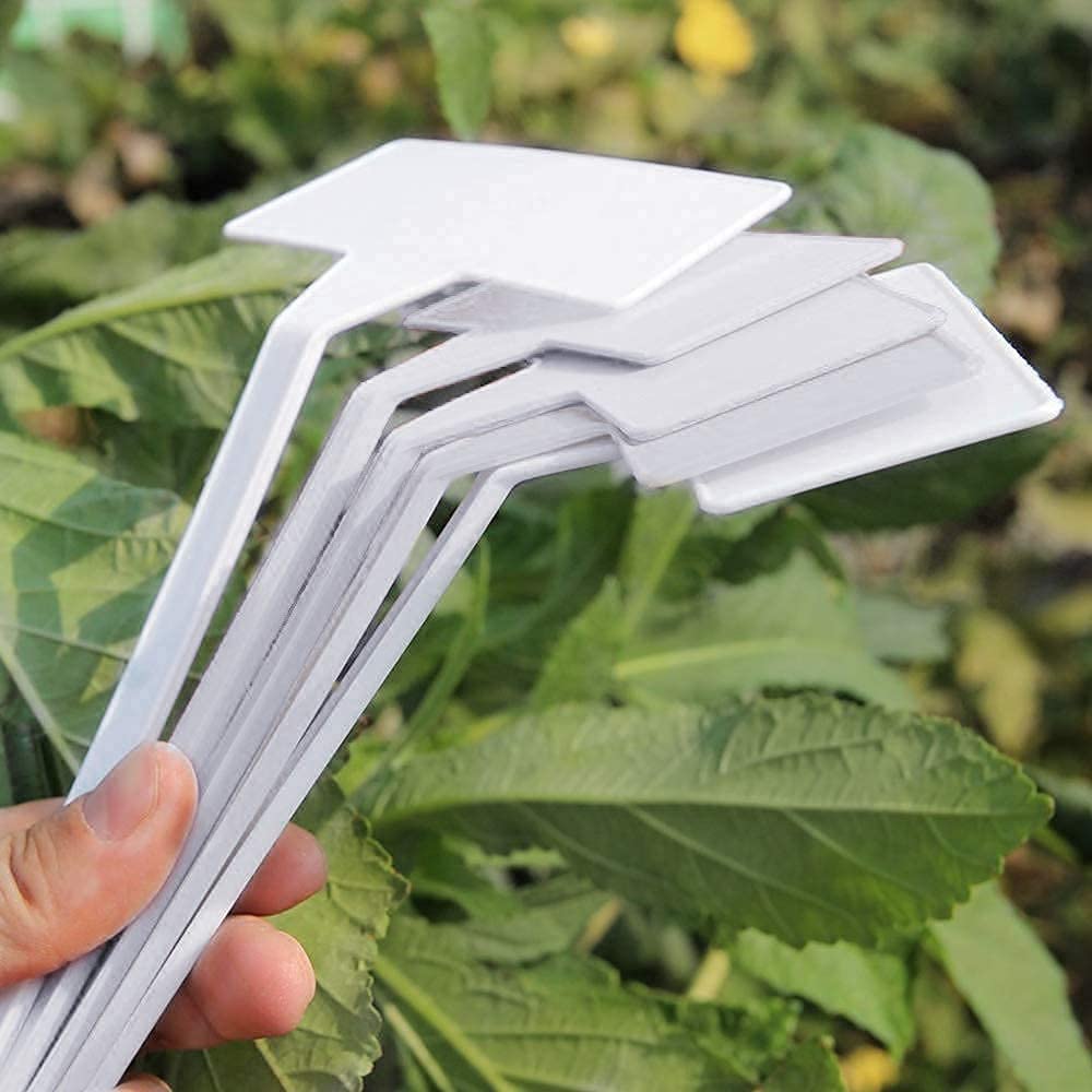 KINGLAKE GARDEN Outdoor Plastic Plant Labels 30 Pack 11.8 inch Outdoor Waterproof Sturdy Nursery Garden Markers,Plant Markers for Herbs,Flowers,Vegetable, Plant (30 Pack)