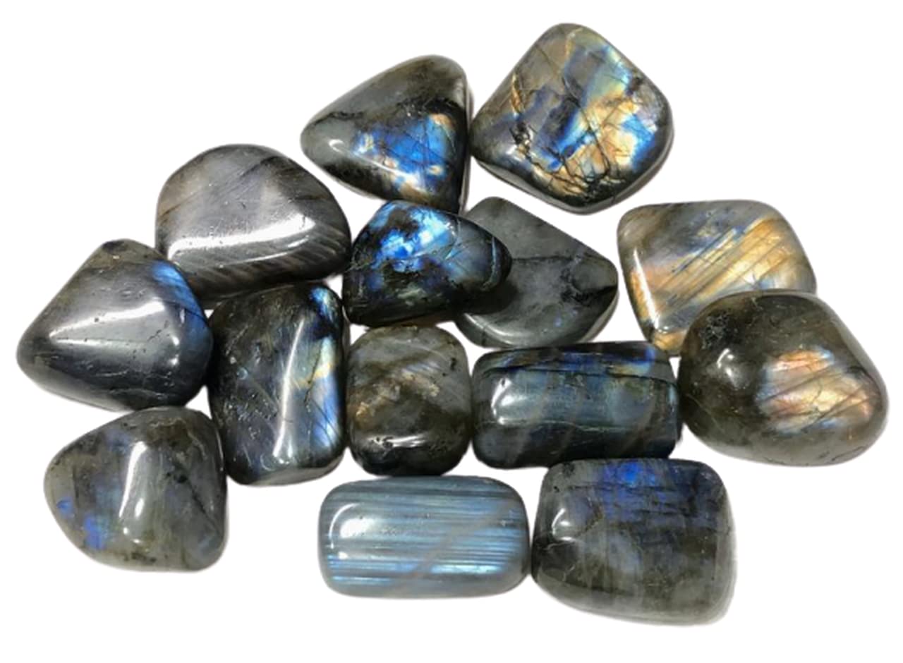 Pachamama Essentials Labradorite Tumbled - Healing Stone - Crystal Healing 20-25mm (1)