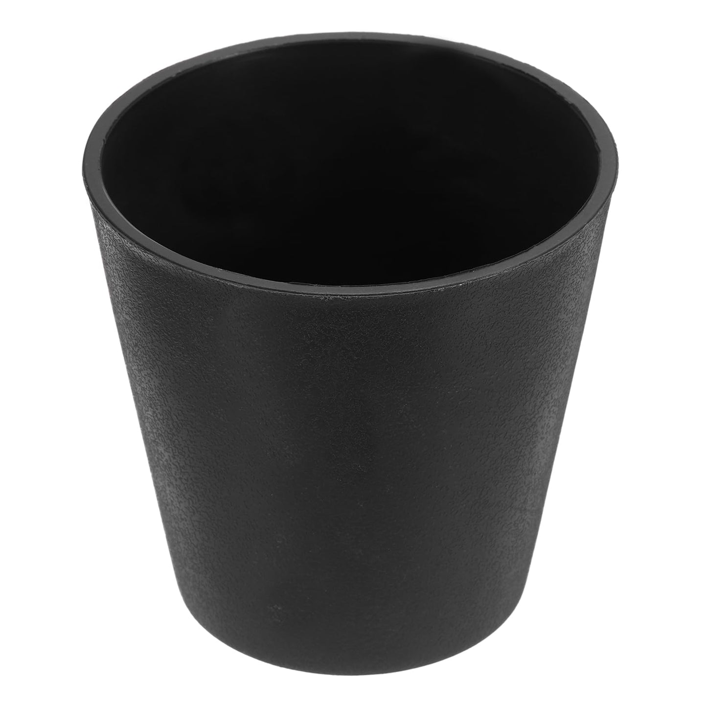 PATIKIL 3.7 Inch/9.5cm Mini Plastic Planter Pot, Modern Round Flower Pot Plant Container for Indoor Outdoor, Black