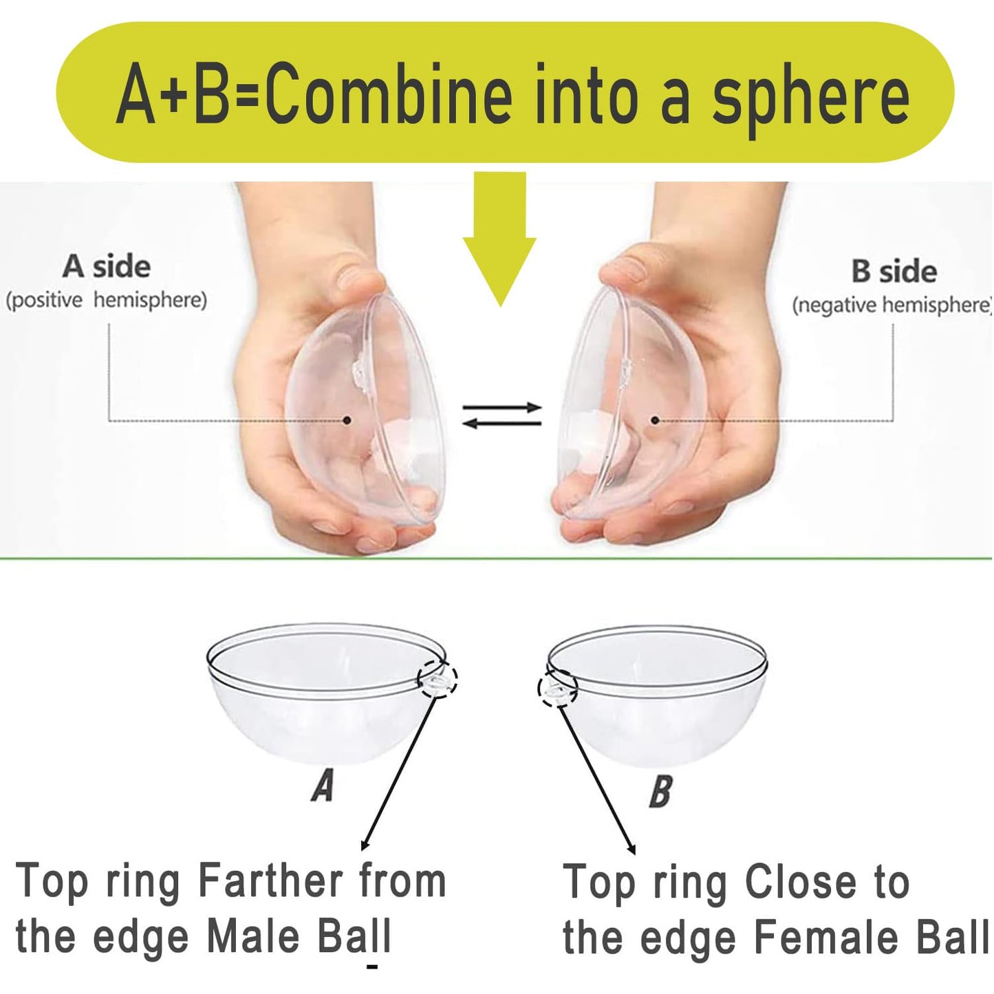 12 Pack Clear Plastic Fillable Ornament Ball 3.15''/80mm for Christmas,Holiday, Wedding,Party,Home Decor Filling Transparent Plastic Decorative Call DIY Craft Ball