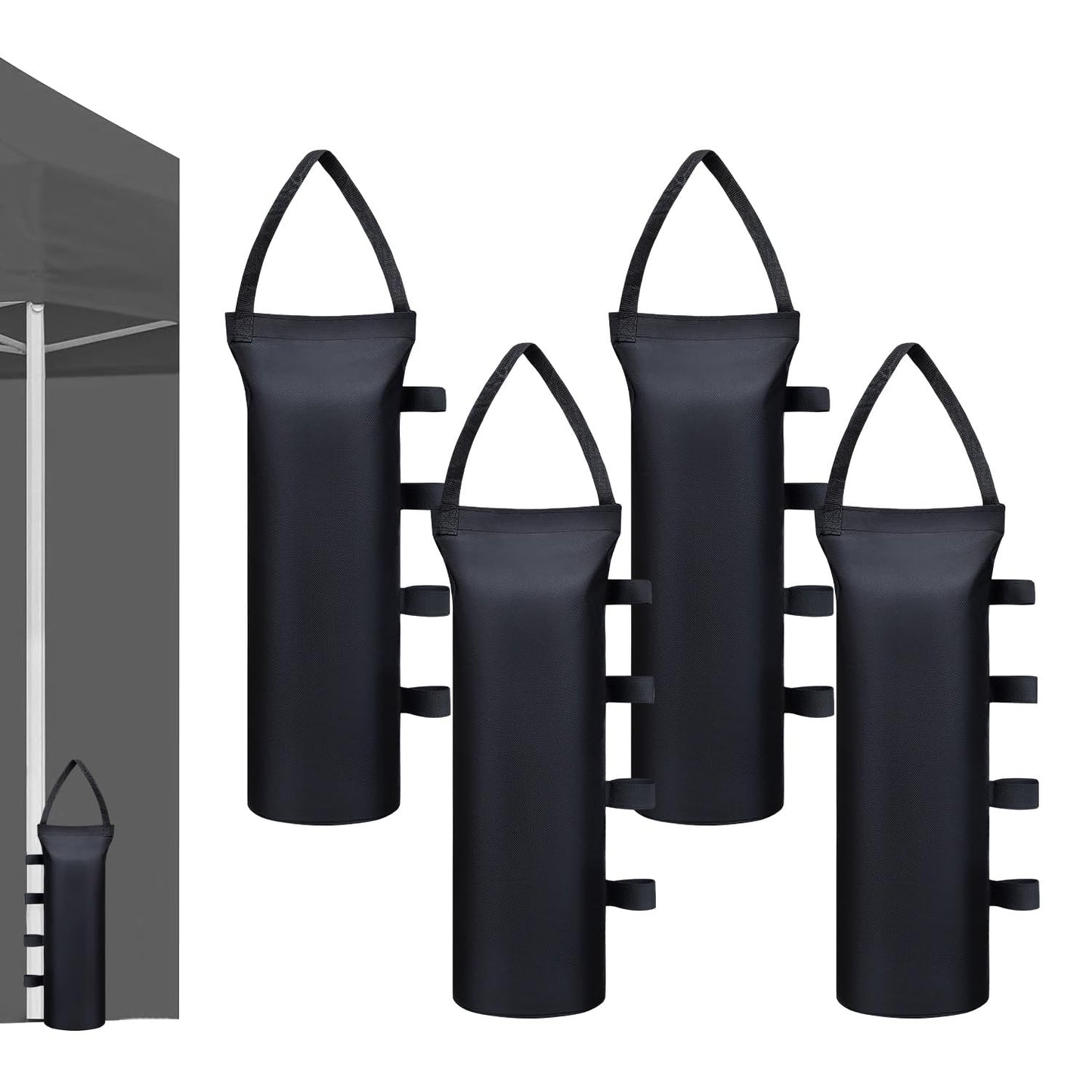 Canopy Tent Weights Sand Bags (120 lbs) Set of 4, Heavy Duty 1680D Canopy Weights Sandbags for Instant Outdoor Canopy, Pop Up Sun Shelter, Gazebos, Sunshade