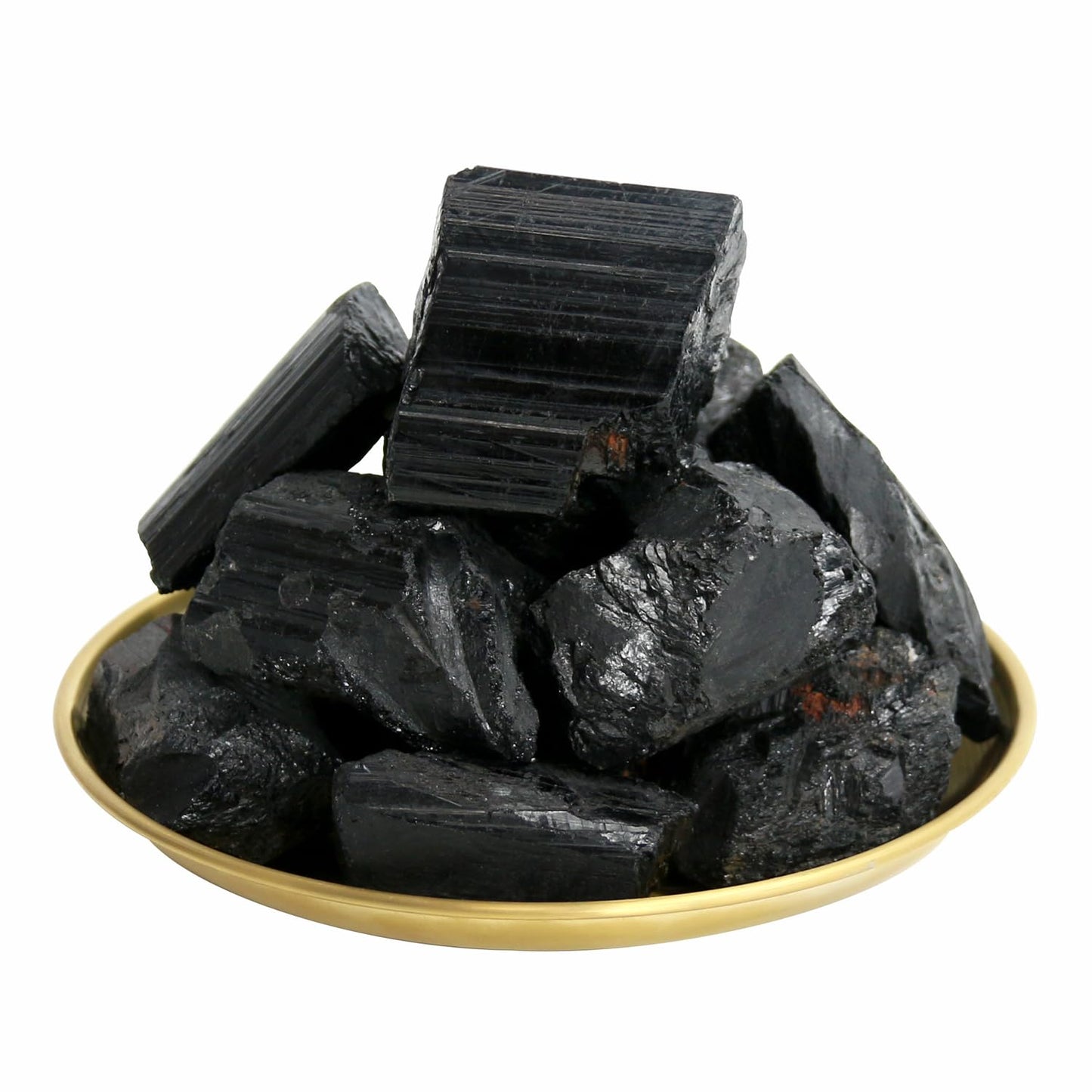 Nvzi Raw Black Tourmaline Crystals Bulk, Real Gemstones and Crystals, Rocks and Minerals, Healing Crystals, Quartz Crystals and Healing Stones, Cuarzos Originales De Energia Y Piedras(1LB)
