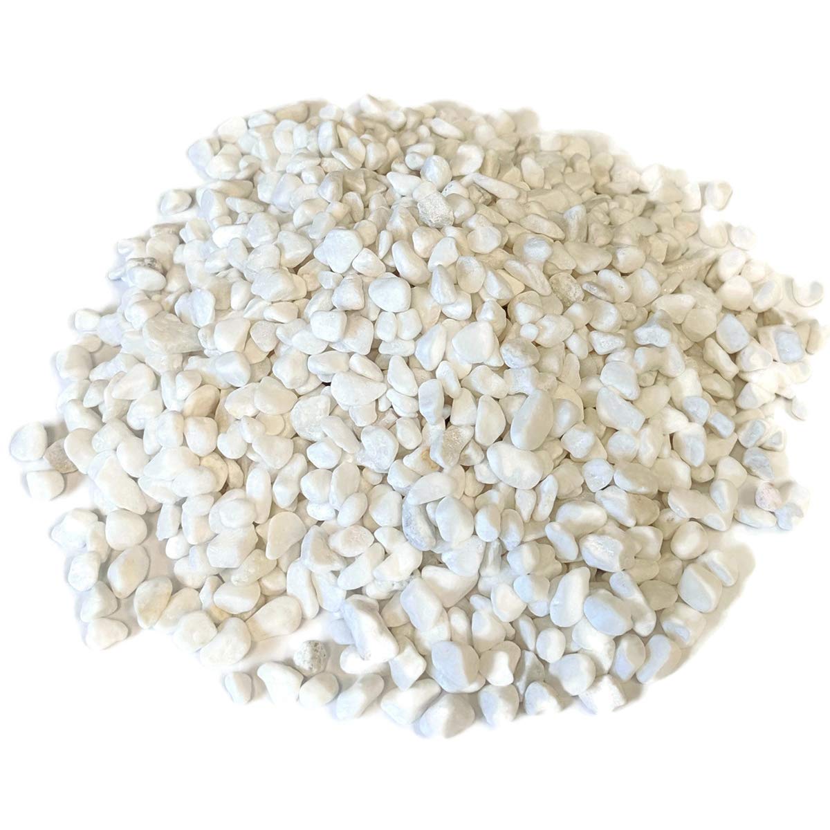 Midwest Hearth Decorative White Bean Pebbles 1/5" Size (5-lb Bag)