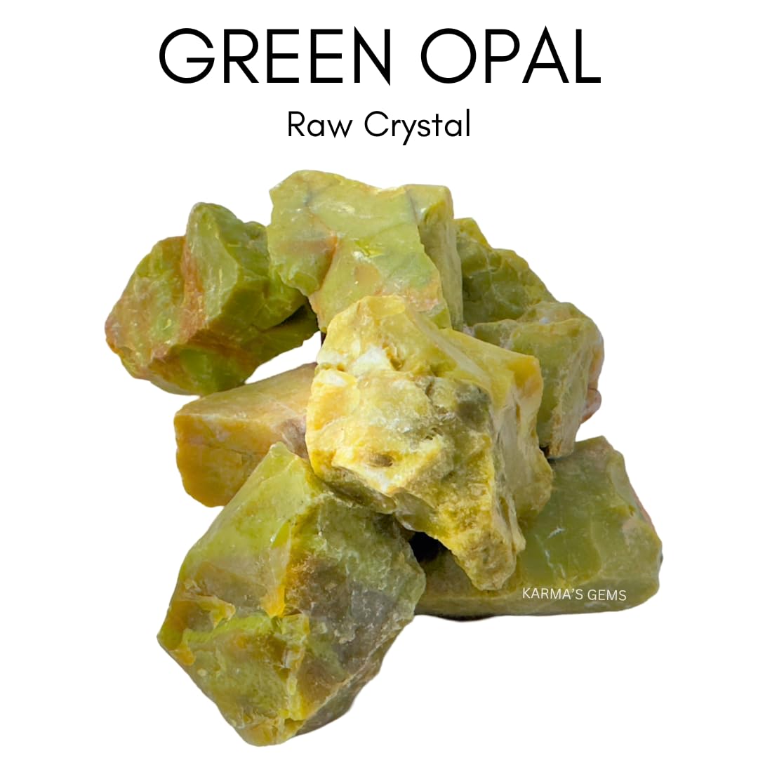 Green Opal, 2 Pcs, Crystals, Rocks, Jade, Crystals and Healing Stones, Witchcraft Supplies, Healing Crystals, Stones, Healing Stones, Rock Collection, Agate, Raw Stones