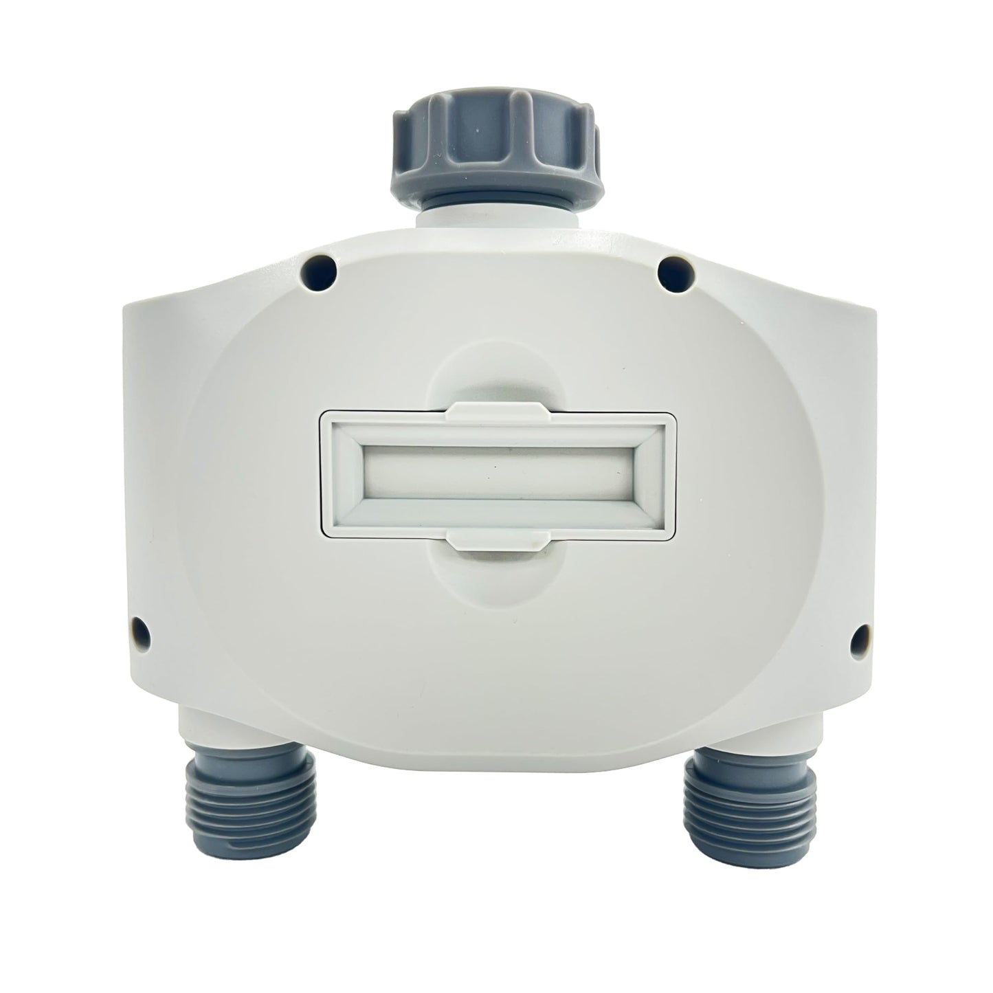 Gilmour Dual Outlet Water Timer for Garden Hose, Programmable Automatic Watering System, LCD Screen, Rain Delay, Battery Operated
