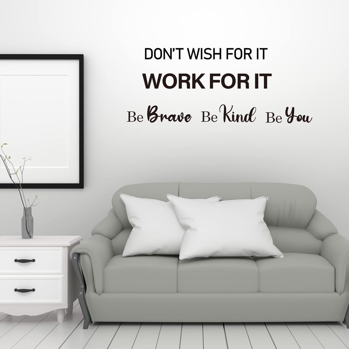 10 PCS Inspirational Wall Stickers Decals Quotes, Large Motivational Positive Saying Wall Art Decor for Bedroom, Living Room, Office