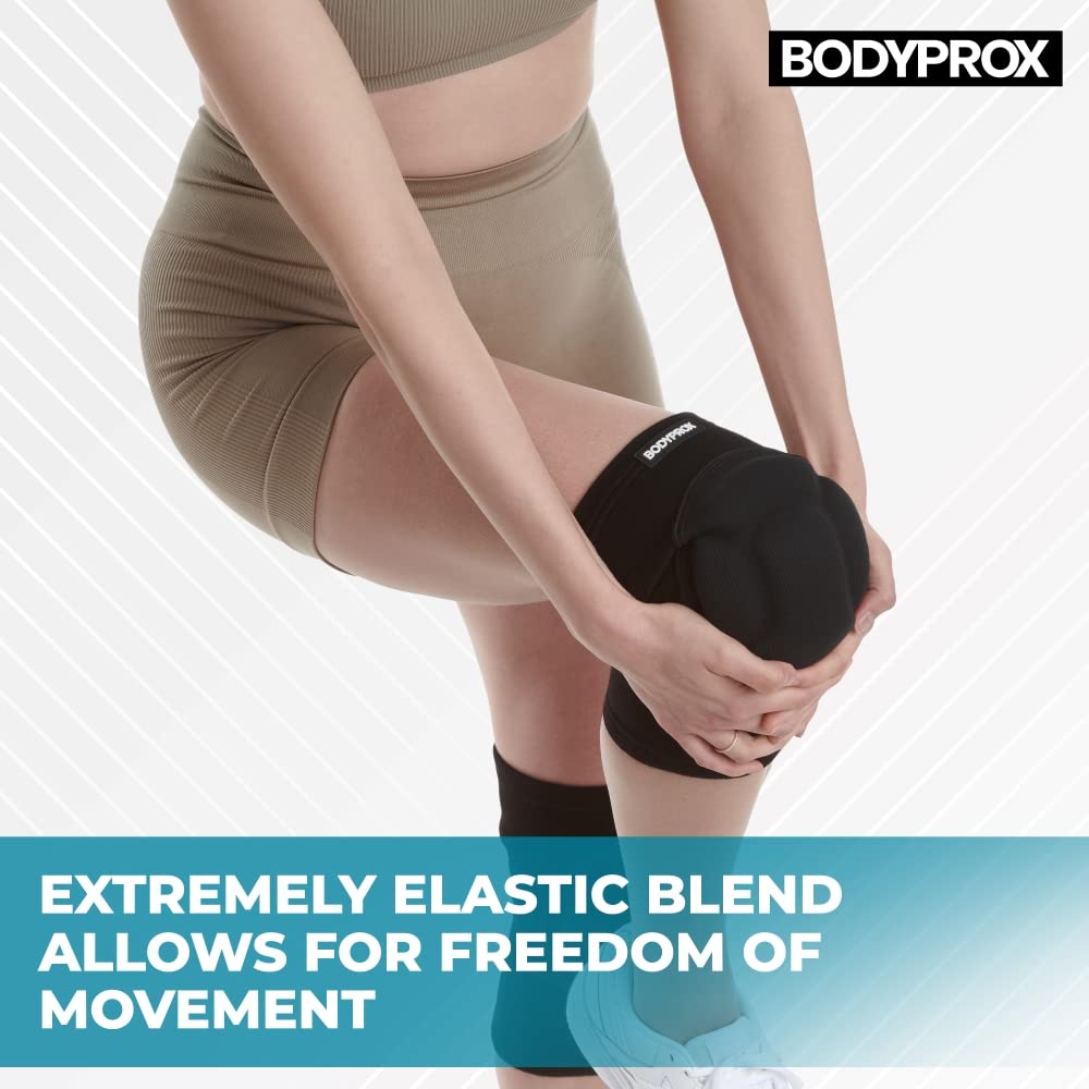 Bodyprox Protective Knee Pads, Thick Sponge, Collision Avoidance Knee Sleeve(Small/Medium)