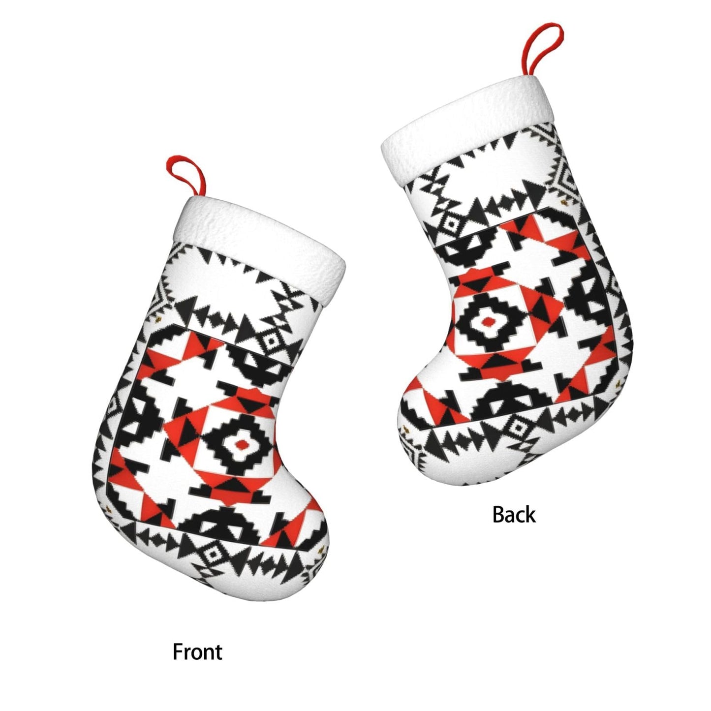 UUIKLPOL Decorative Art Print Holiday Decorative Socks,Classic Christmas Stockings Festive Ornaments,Joyful Season Socks