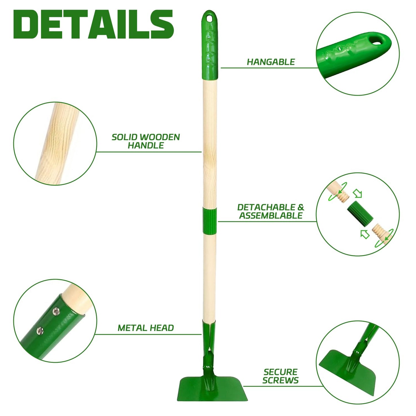 Aka Supaku Kids Gardening Tools Set,8pcs Wheelbarrow Set for Kids with Shovel, Rake, Watering Can Outdoor Backyard Farm Digging Toys, Halloween Christmas Birthday Gifts for Boys Girls