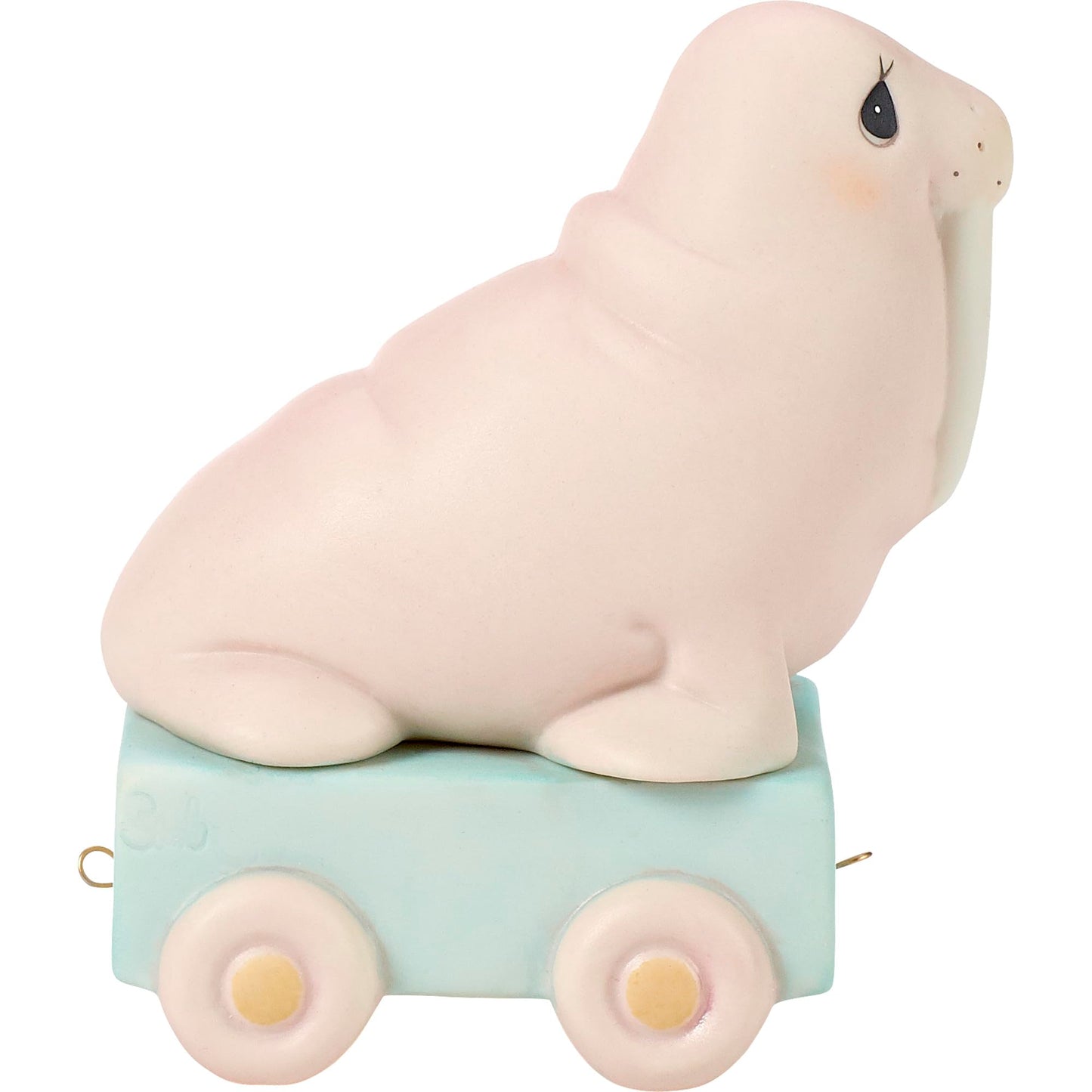 Precious Moments Birthday Train Walrus, Age 14, It's Your Birthday Live It Up Large, Birthday Gift for 14 Year Old Boys and Girls, Bisque Porcelain Figurine, 142034