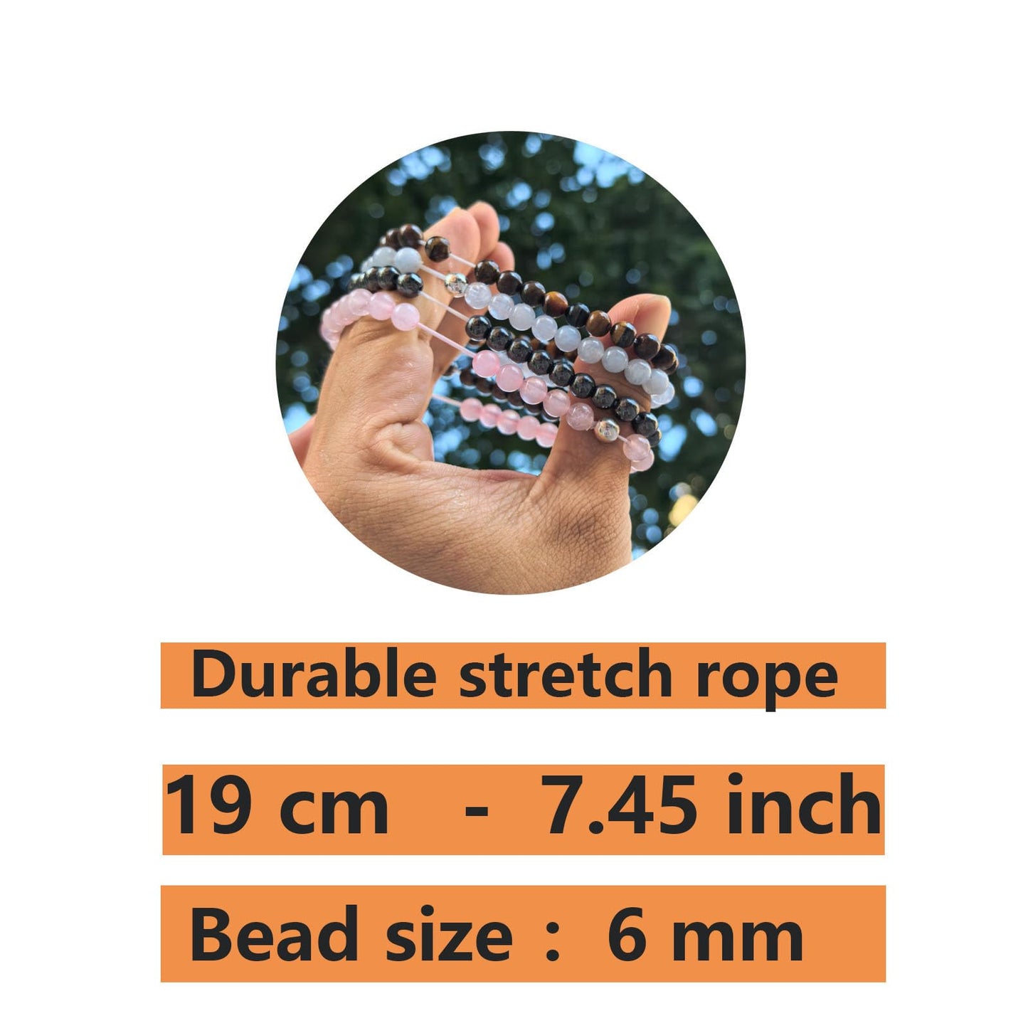 Crgwxzl 3pcs Empath Protection Bracele,Healing Pink Rose Crystal Bracelets for Women Men,Natural Stone Amethyst Opal Beaded Spiritual Gemstone Jewelry Gifts