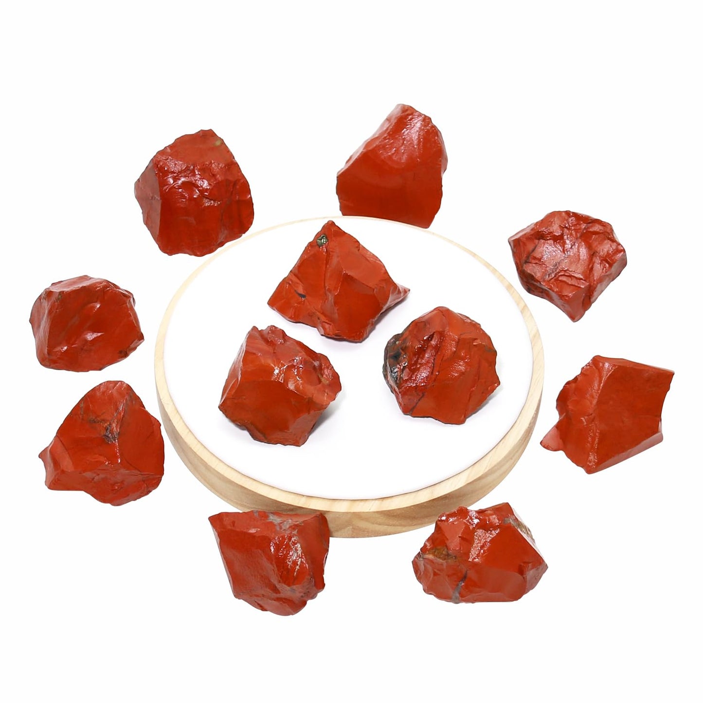 Nvzi Raw Red Jasper Stone Crystals Bulk, Real Gemstones and Crystals, Rocks and Minerals, Healing Crystals, Quartz Crystals and Healing Stones, Cuarzos Originales De Energia Y Piedras(1LB)