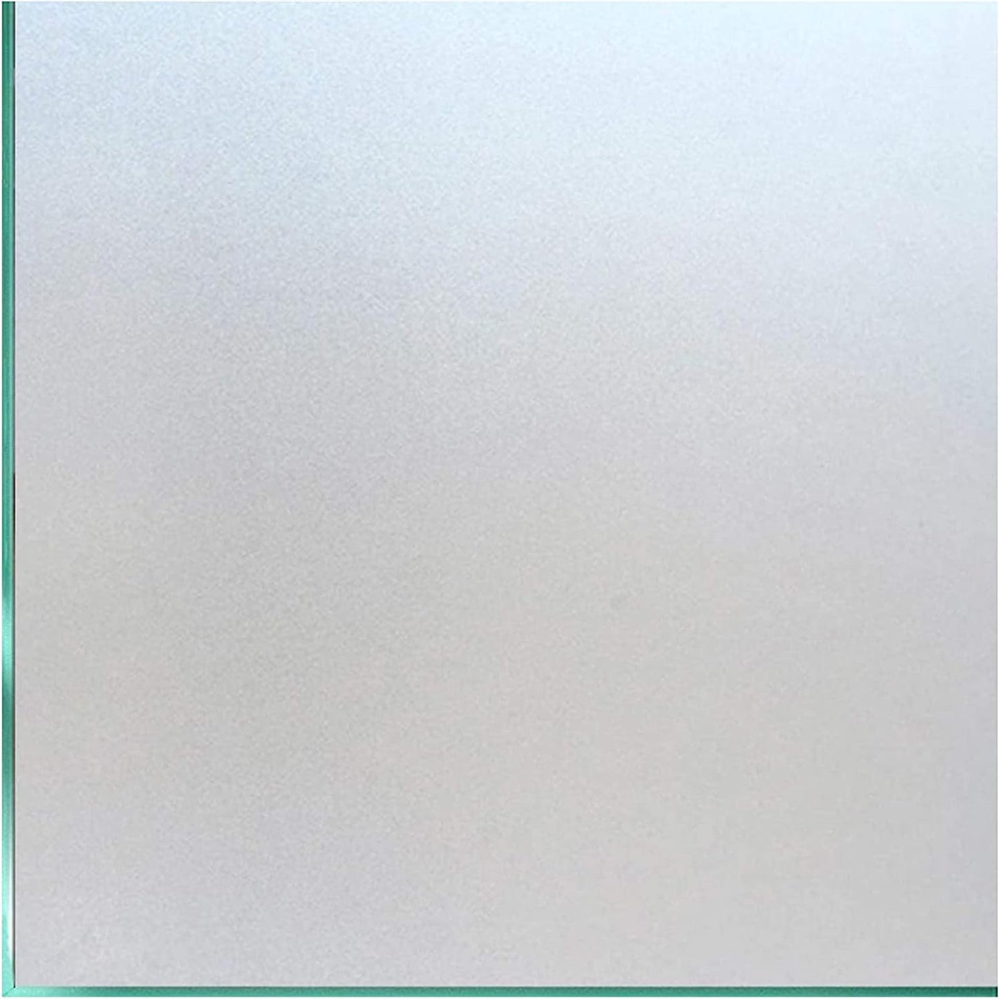 Coavas Frosted Glass Window Privacy Film Day and Night, Static Cling No Glue, Anti-Glare Heat Blocking, Renter-Friendly Removable Decorative Covering for Home Bathroom Bedroom, 17.5 x 78.7 Inch, Pure