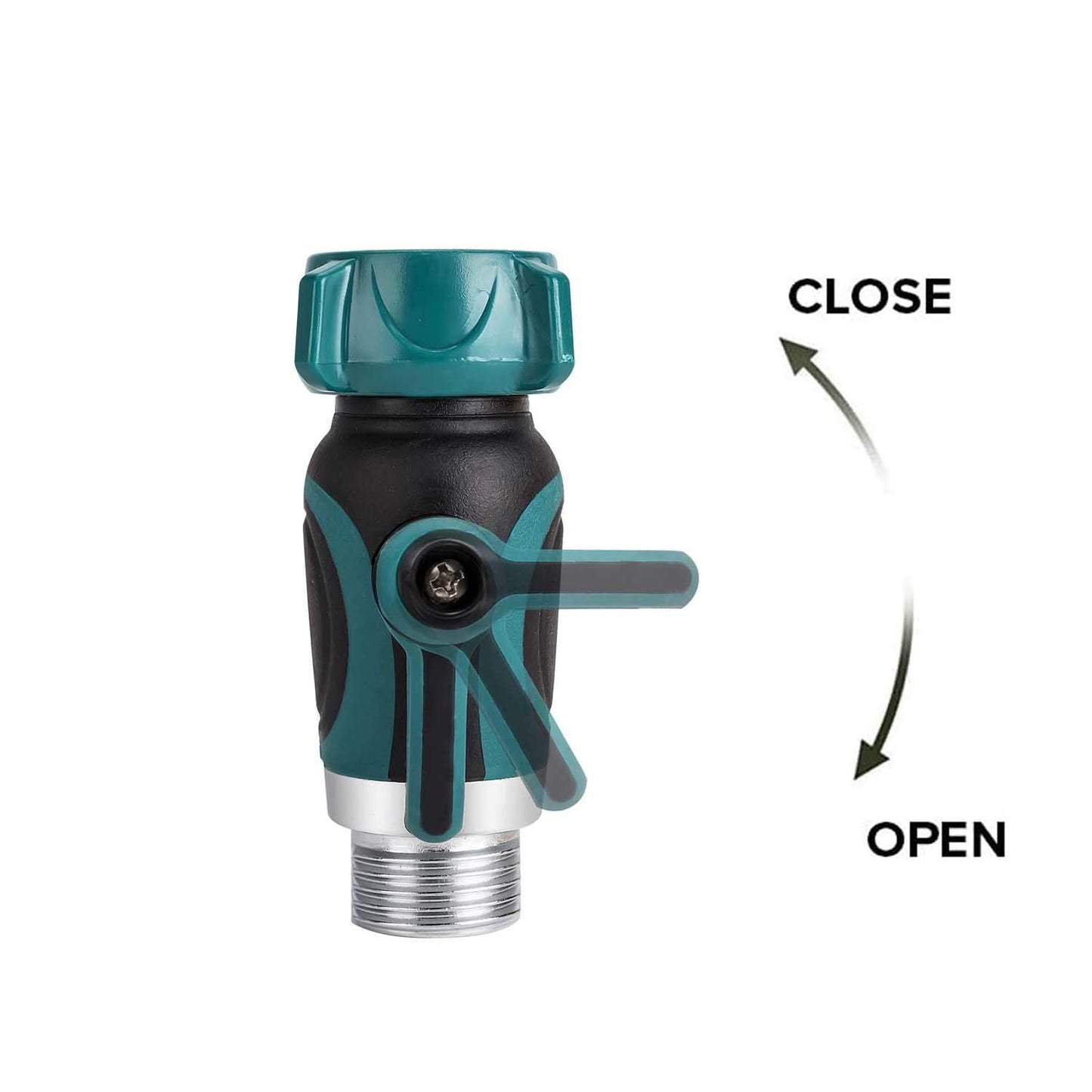 Garden Hose Shut Off Valve, Family Safe Adapter,1-Way Restricted-Flow Water Shut-Off ，Set of 2
