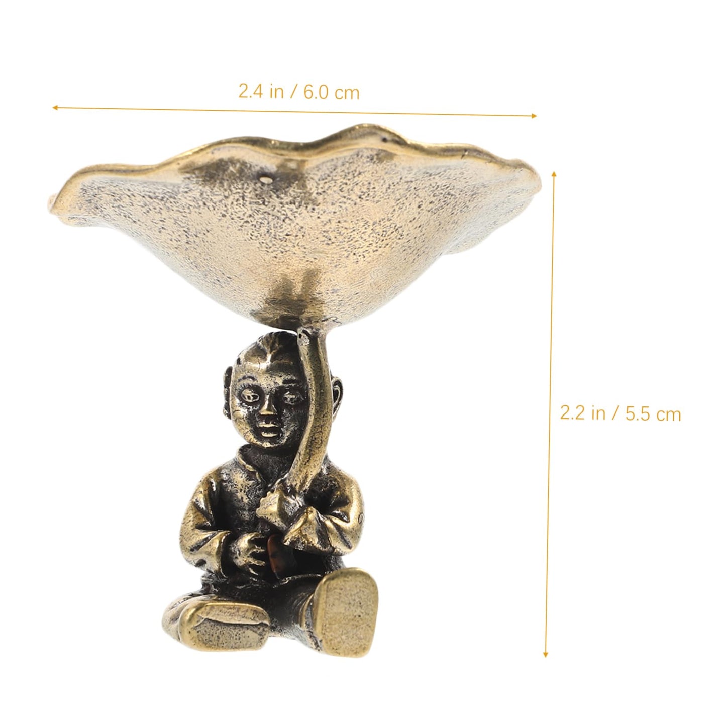 Cabilock Lotus Leaf Tealight Candle Holder Unique Candle Stand for Teacups Decorative Tabletop Accent for Living Room Bedroom and Parties