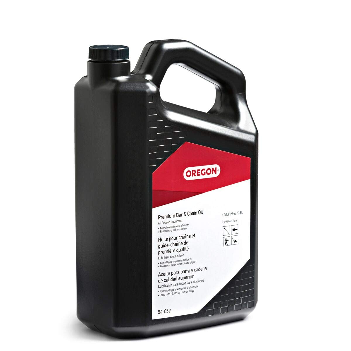 Oregon 54-059 Premium Bar and Chain Oil and Lubricant for Chainsaws, 1 Gallon Bottle (128 fl.oz / 4500 ml)