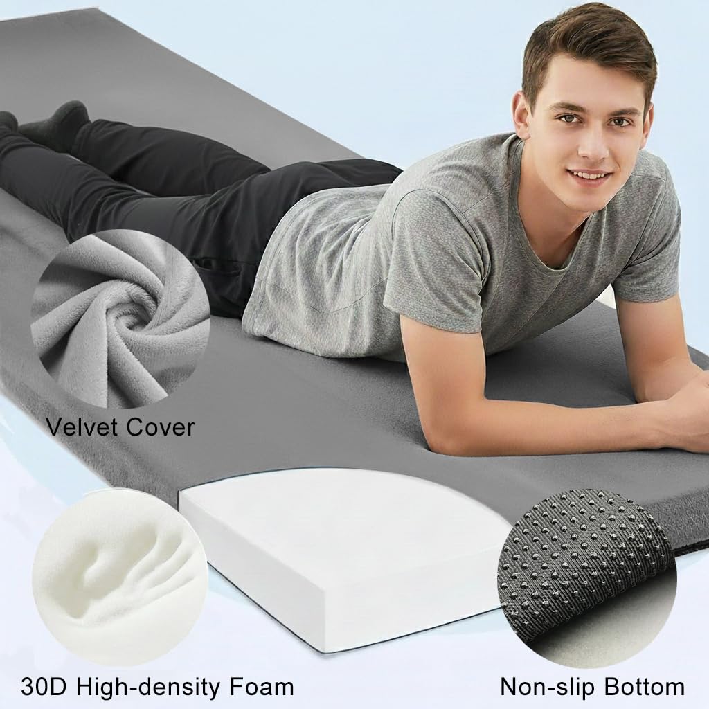 YJPCKH Roll Up Foam Camping Mattress - 30D High-Density Foam Sleeping Pad with Travel Bag - Portable Floor Mat for Tent, Car Camping & Guest Bed (Cot(72X24))