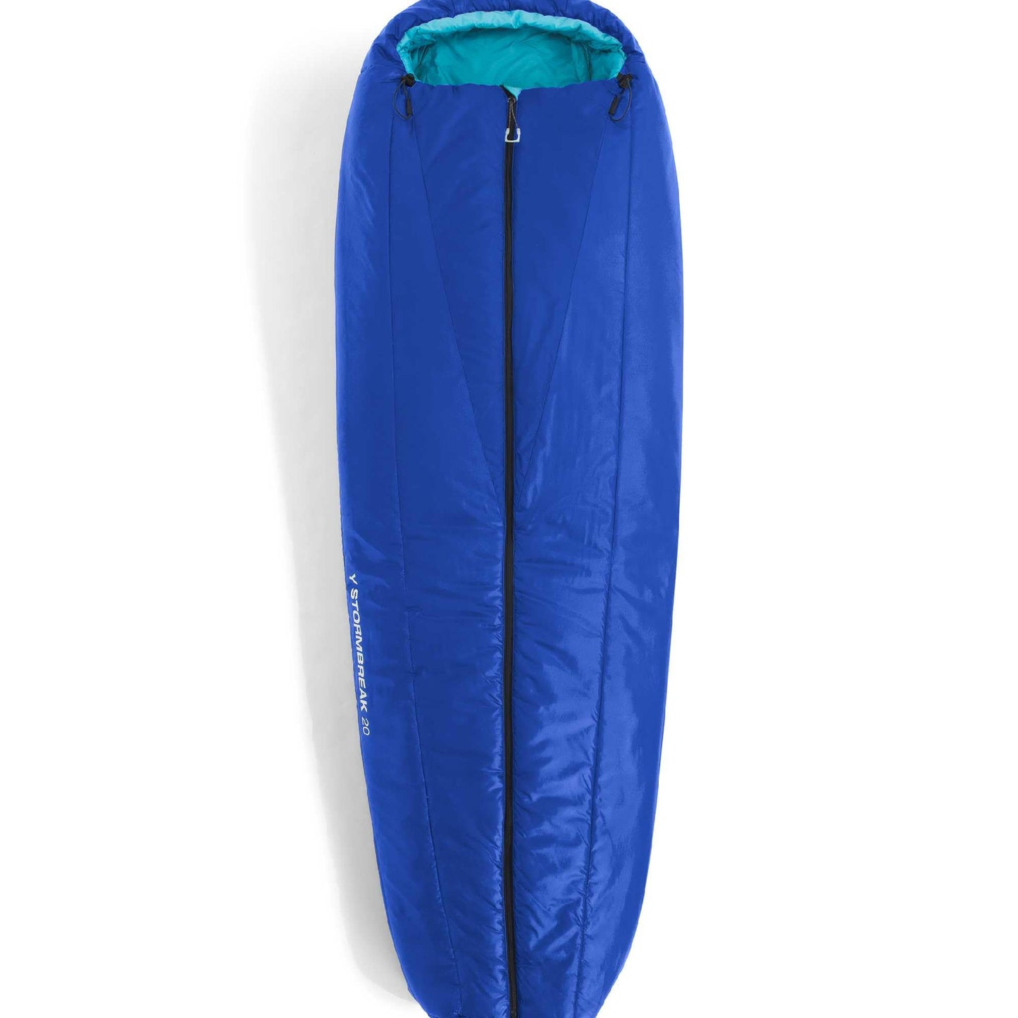 THE NORTH FACE Teen Stormbreak 20F / -7C Backpacking Sleeping Bag - Water Repellent, Fully Insulated, Includes Stuff Sack, TNF Blue/River Ice, Regular