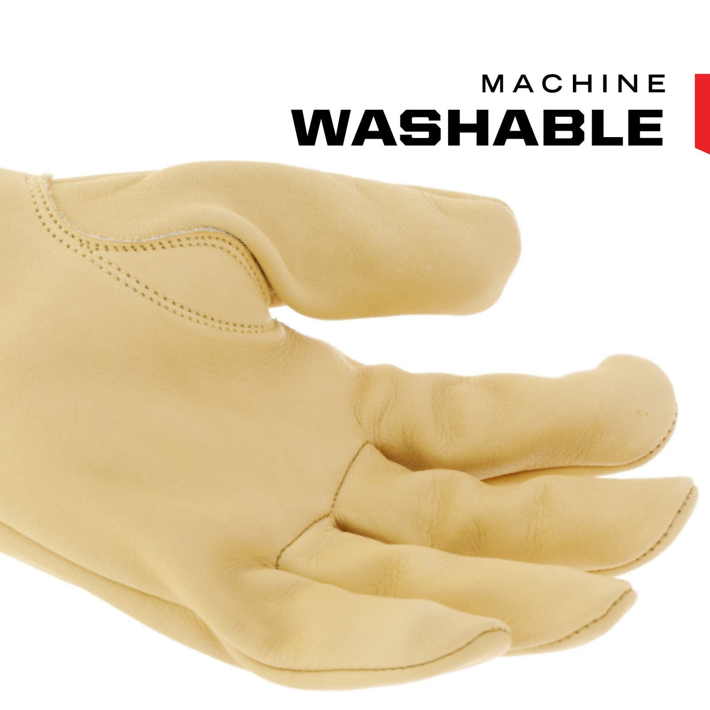 Mechanix Wear Leather Cow Driver - Breathable Leather Driver Gloves for Hand Safety - Elastic Cuff - Comfortable Fit - Water Resistant - Tan - X-Large