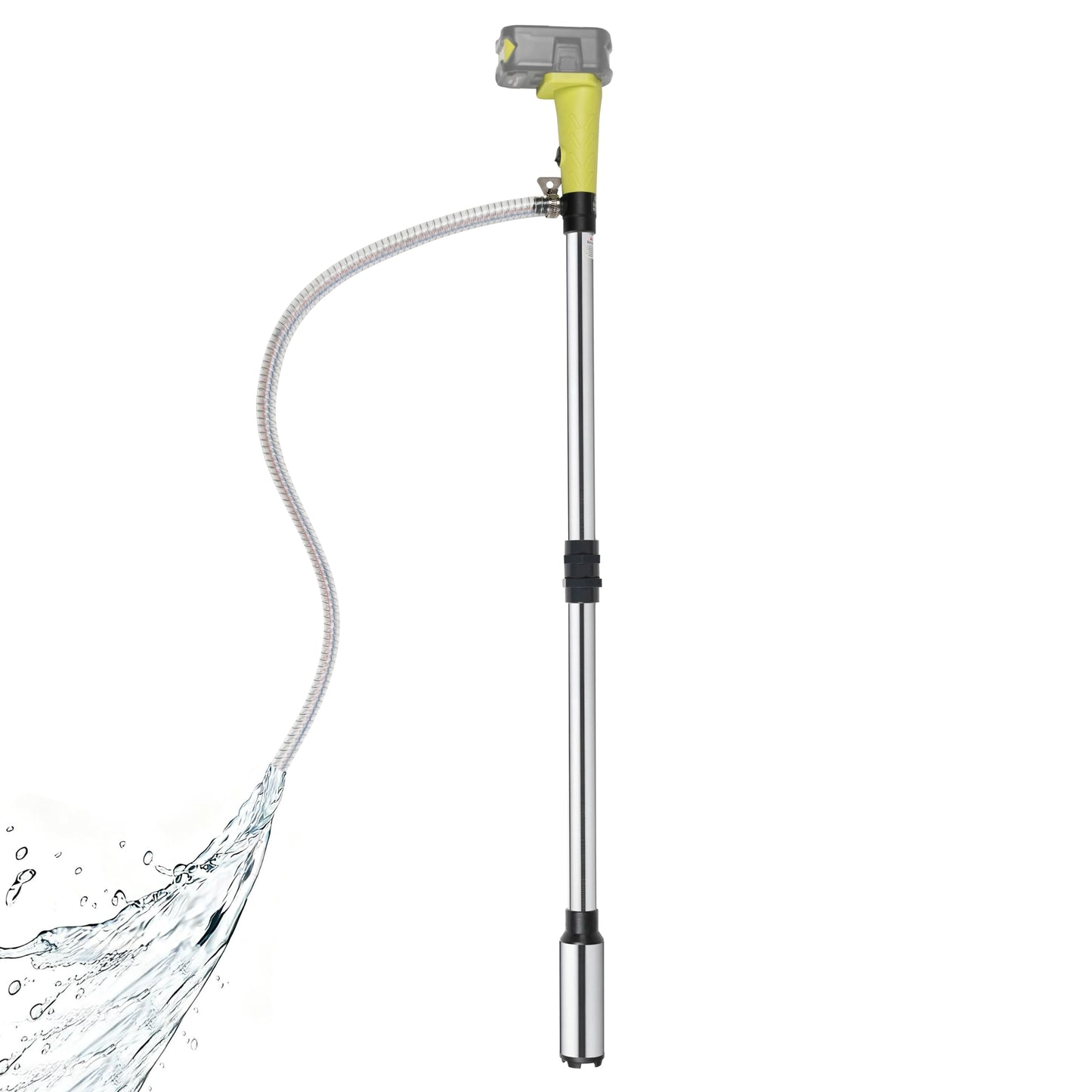 Cordless Stick Water Transfer Pump Compatible with Ryobi 18V Battery (Tool Only), 792GPH, Submersible Utility Stick Pump for Pool Garden Pond Floods (no battery)