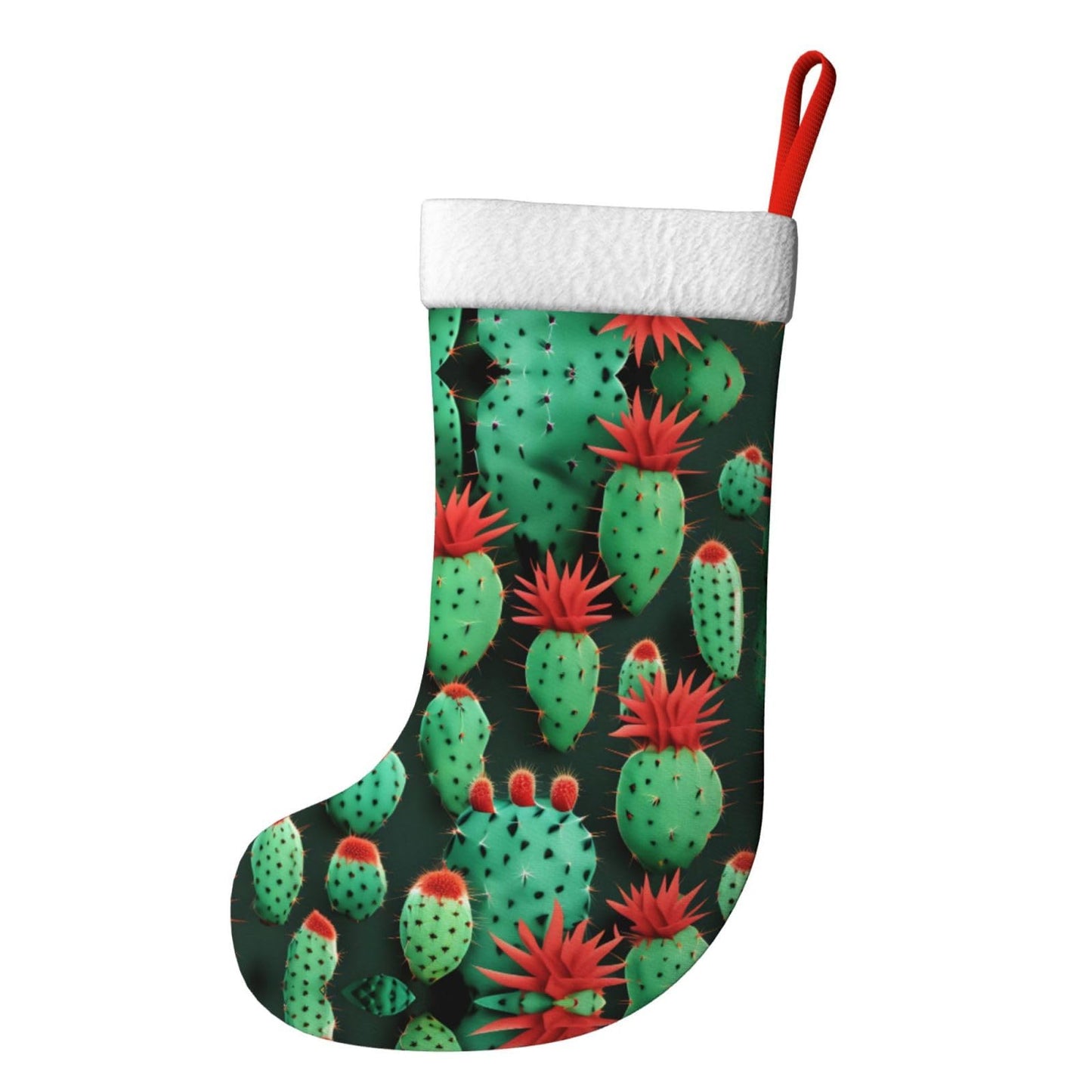 KOPUUYRD Many Small Cactus Art Print Luxurious Holiday Socks,Unique Christmas Socks for Joyful Season,Festive Ornament Classic