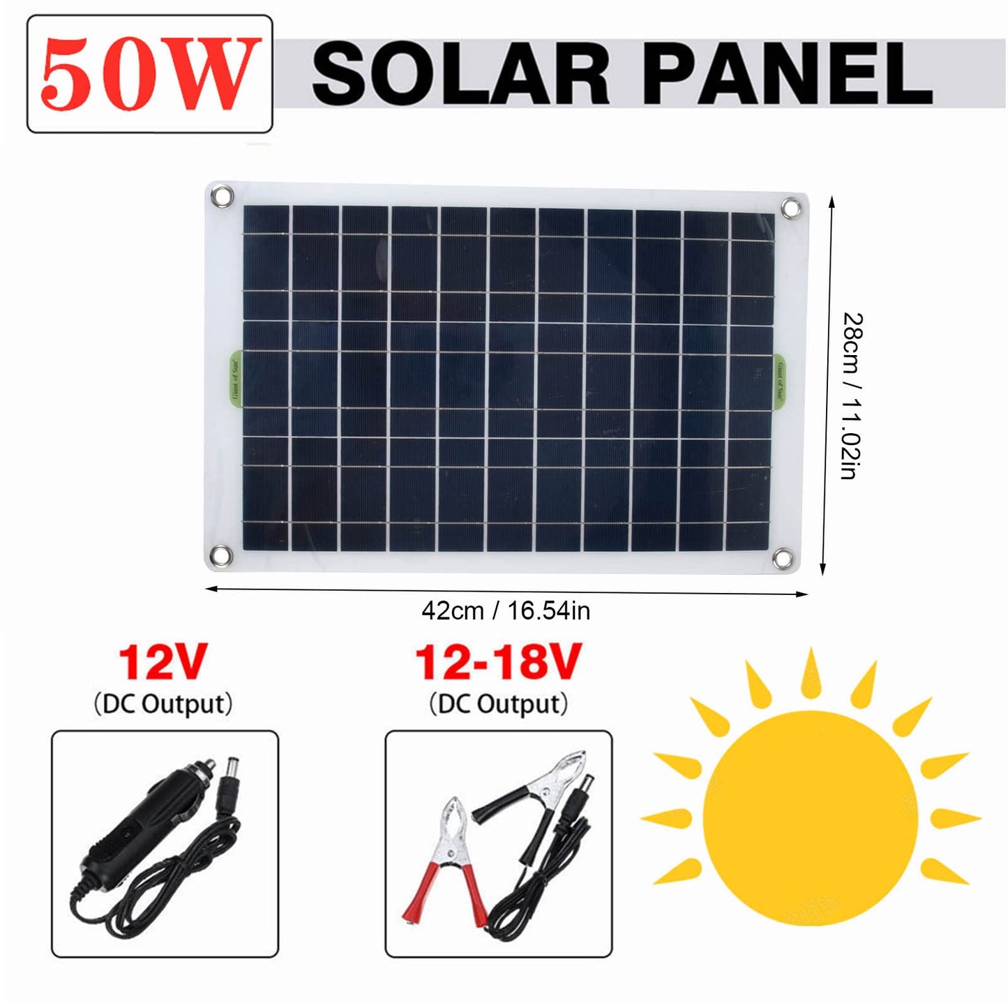 50W Solar Powered Pond Pump Kit with 800L/h Flow Rate 12V Low Noise DC Silicone Plastic for Garden Yard Fish Tank Pond Swimming Pool Outdoor and Patio