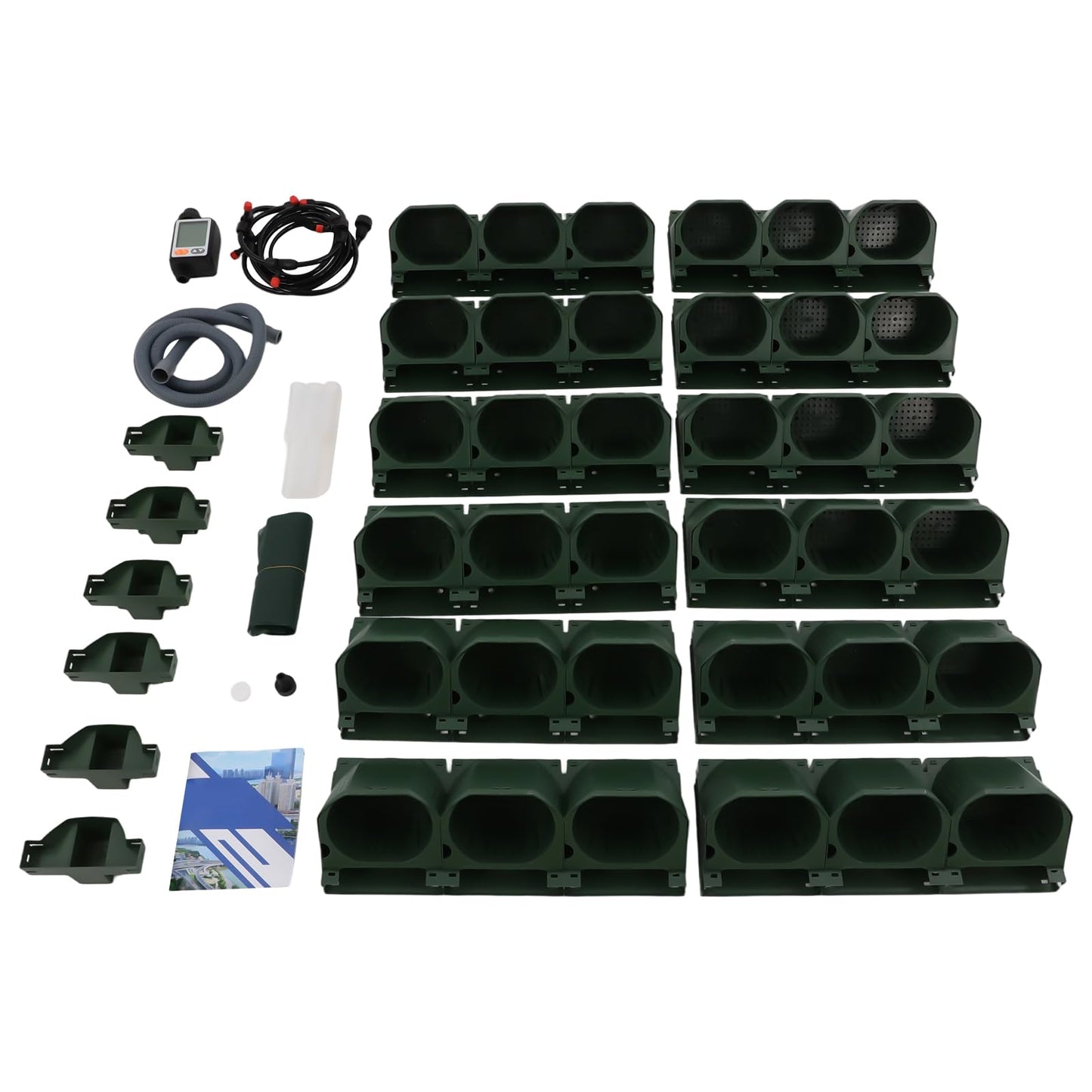 Mlonausz 6 Row 36 Planter Wall Mounted Garden Planter Vertical Garden Self-Watering