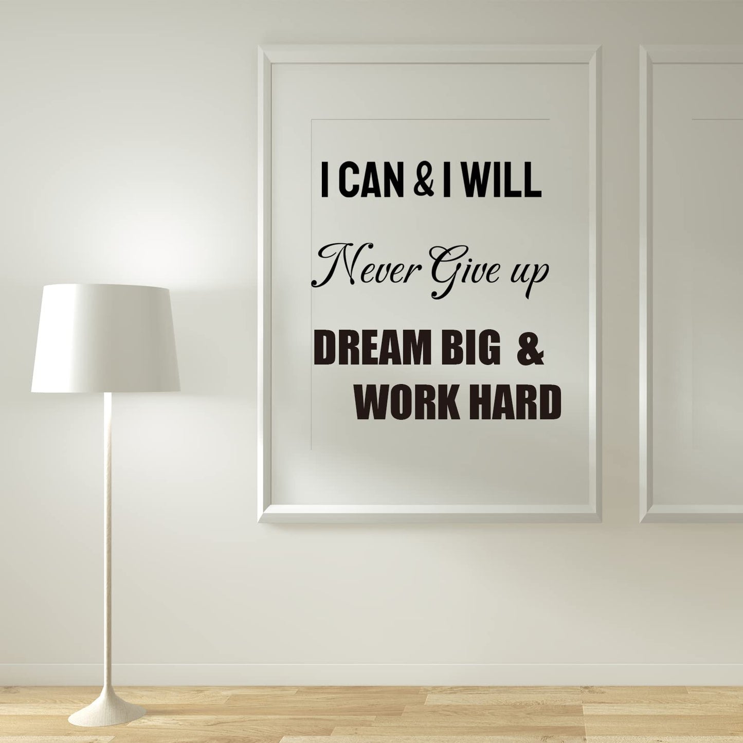 10 PCS Inspirational Wall Stickers Decals Quotes, Large Motivational Positive Saying Wall Art Decor for Bedroom, Living Room, Office