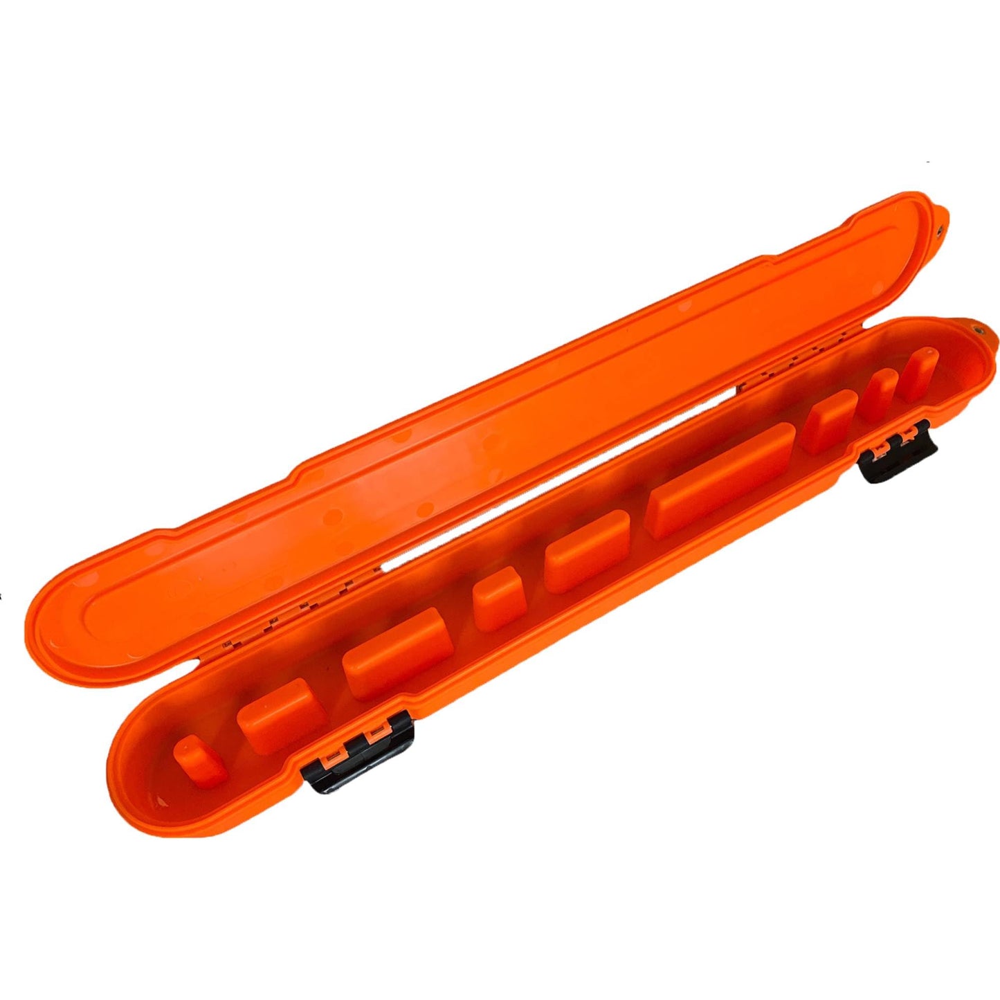 Original Chainsaw Chain Storage - Universal Portable Saw Chain Holder Case For all Chains up to 20” Inch Blades - Can Stack 2 Inches Deep, Fits a Minimum of 8 Chains, Made in USA - Orange
