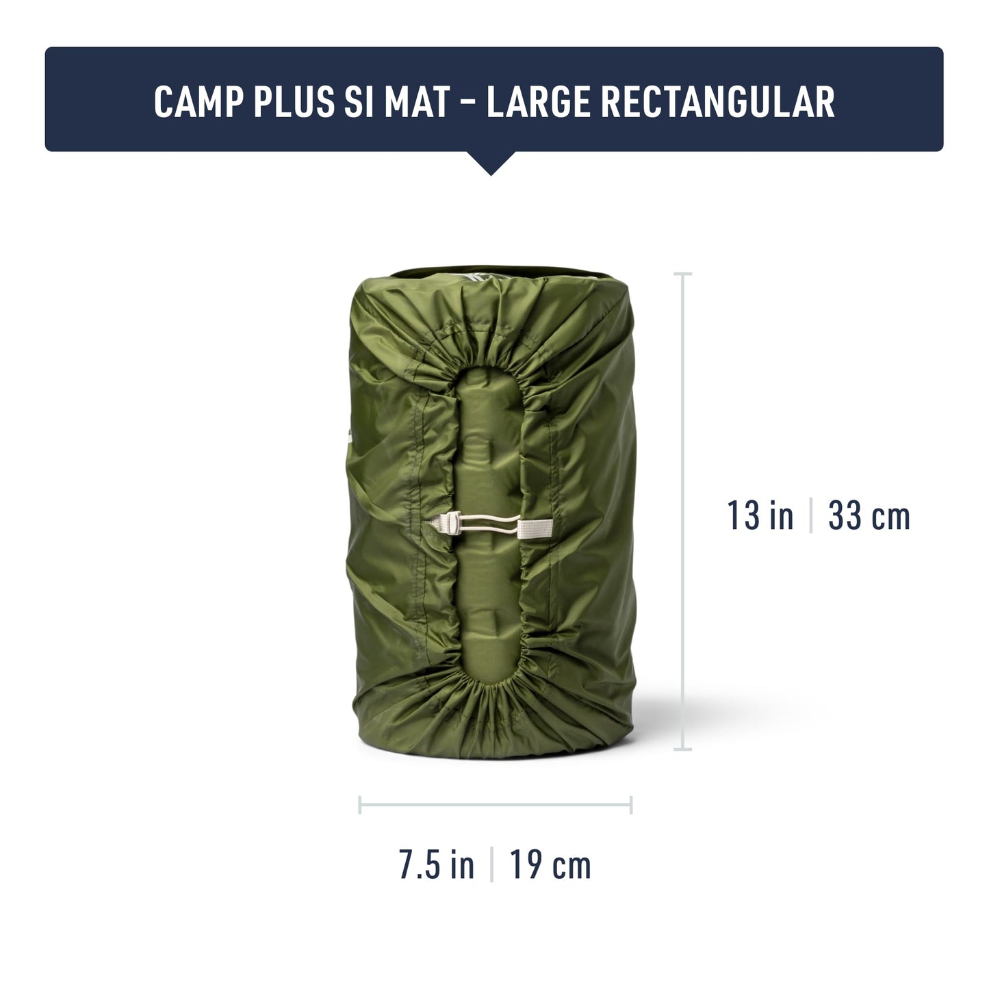 Sea to Summit Camp Plus Self-Inflating Foam Sleeping Mat for Camping - Rectangular - Large (78 x 25.2 x 2.6 inches)