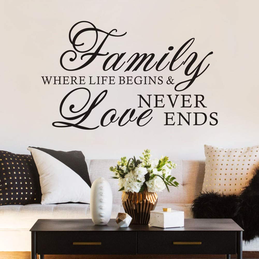 MoharWall This is Us Black Vinyl Wall Decal Art Quotes Stickers Home Decor Picture 30×15In