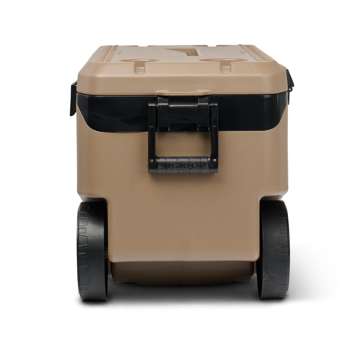 Igloo Maxcold 90 QT Cooler Canyon Brown, Insulated Cooler Chest with Soft Ride Wheels, Leak-Proof Outdoor Hard Cooler, 5-Day Ice Retention, 134 Can Capacity