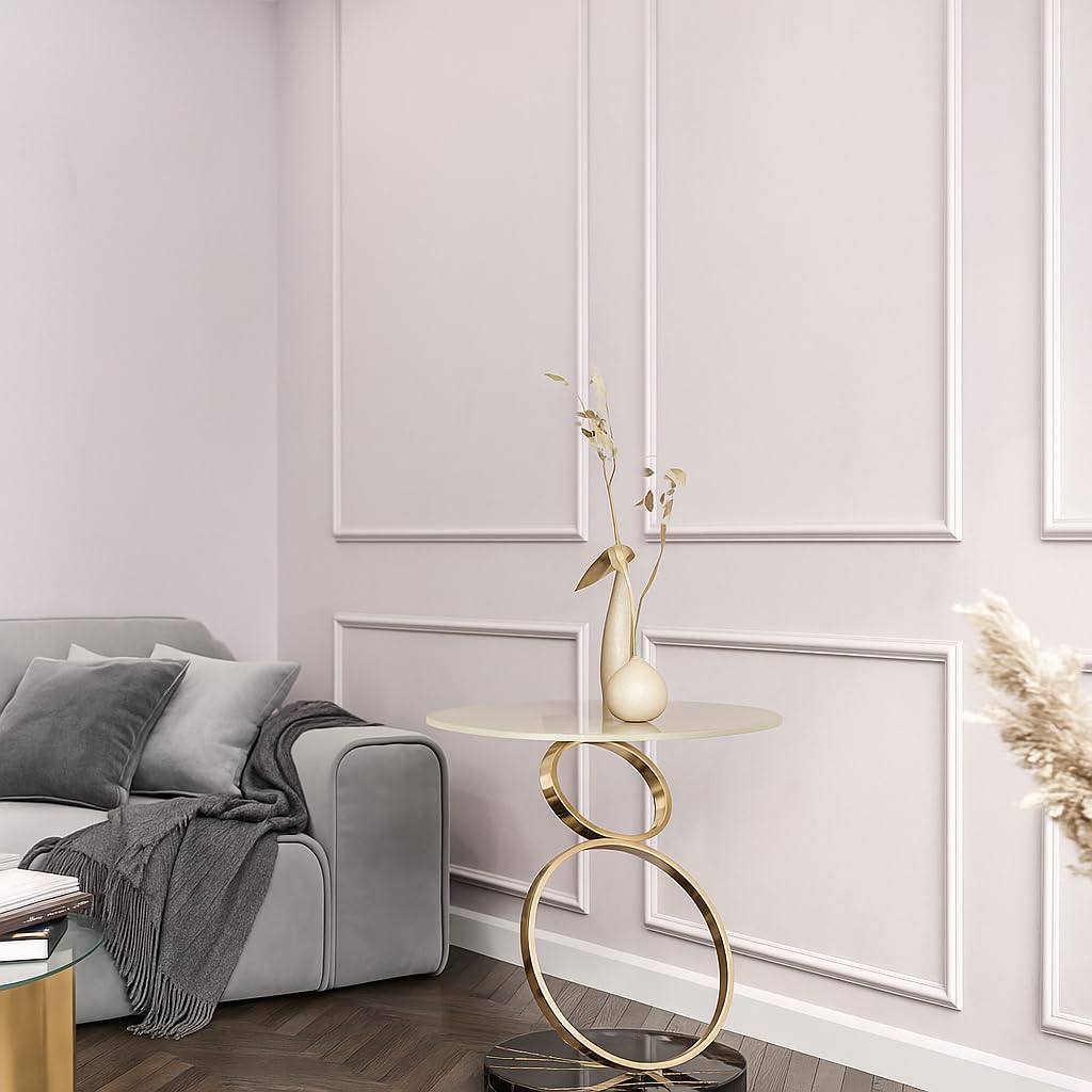 Birdeco Wall Molding Kit for Interior Walls – Pre-Cut Wall Trim, Factory Primed Moulding for Wainscoting, Accent Wall & Picture Frame Panels, Easy Install, Ready to Assemble for Living Room & Bedroom