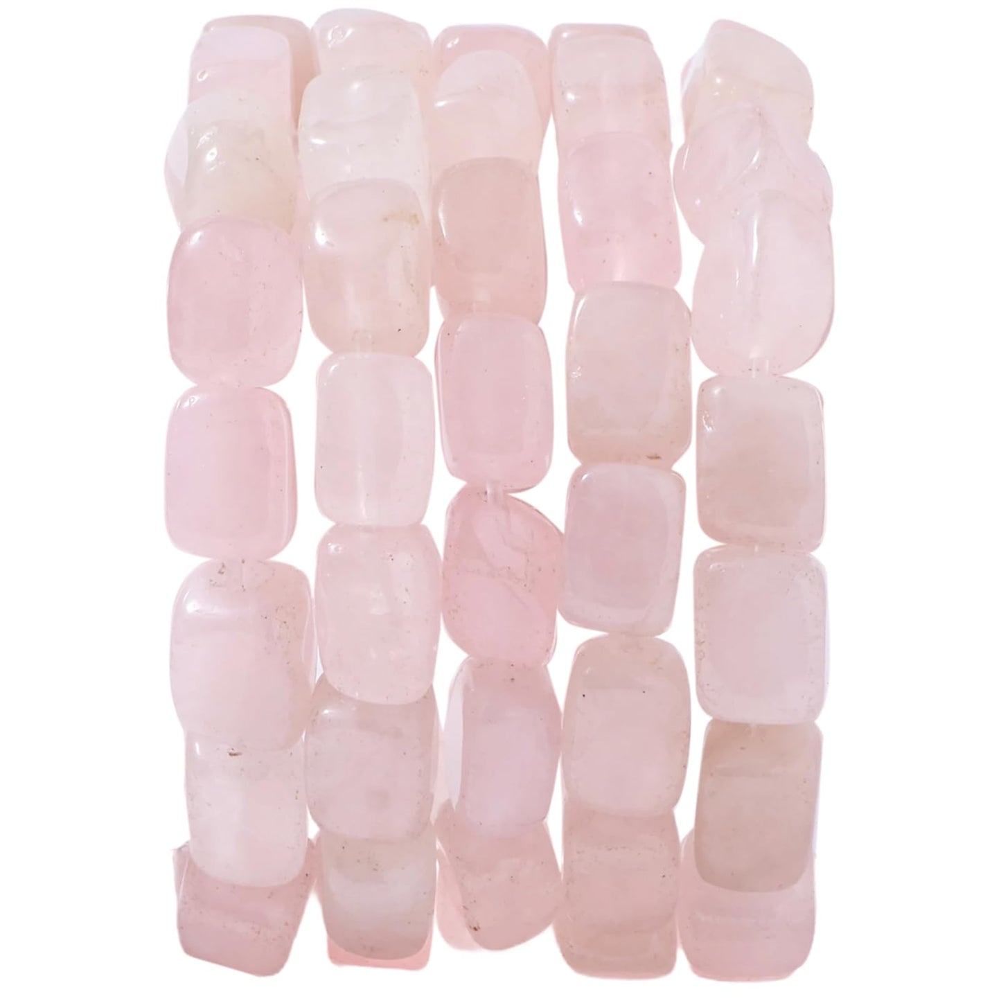 Natural Large Rose Quartz Cube Stone Beads 8x11mm 38cm/str Loose Semi Gemstone Stone Square Beads for Making Bracelets Necklace
