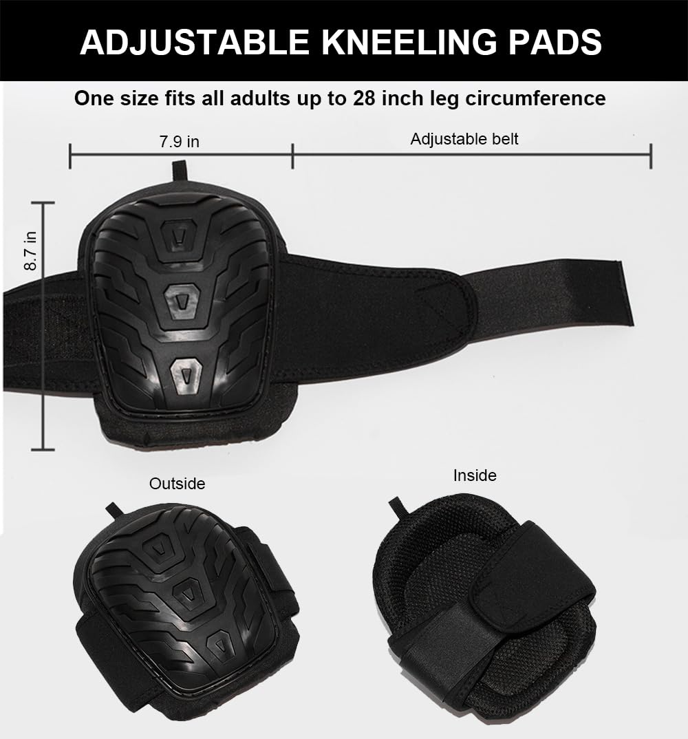 SUJAYU Work Knee Pads for Men Construction, Gardening Knee Pads for Work Kneepads for Construction, Rodilleras de Trabajo Rodilleras Para Dolor de Rodillas