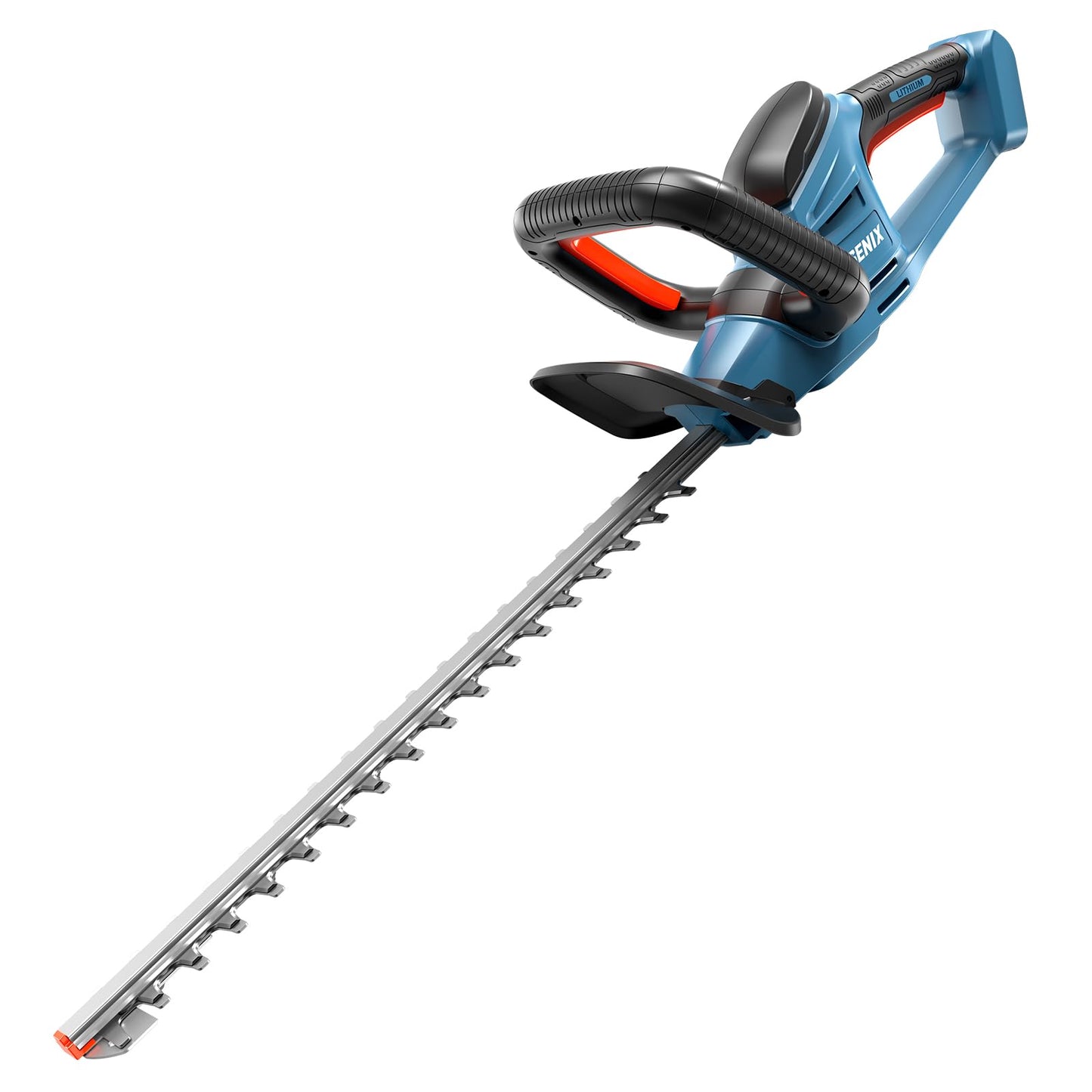 SENIX HTX2-M-0 X2 20 Volt Max* 18-Inch Battery Powered Cordless Hedge Trimmer with Brushless Motor, Double-Sided Dual Action Blades, 3/4" Cutting Capacity, Tool Only, Battery Not Included
