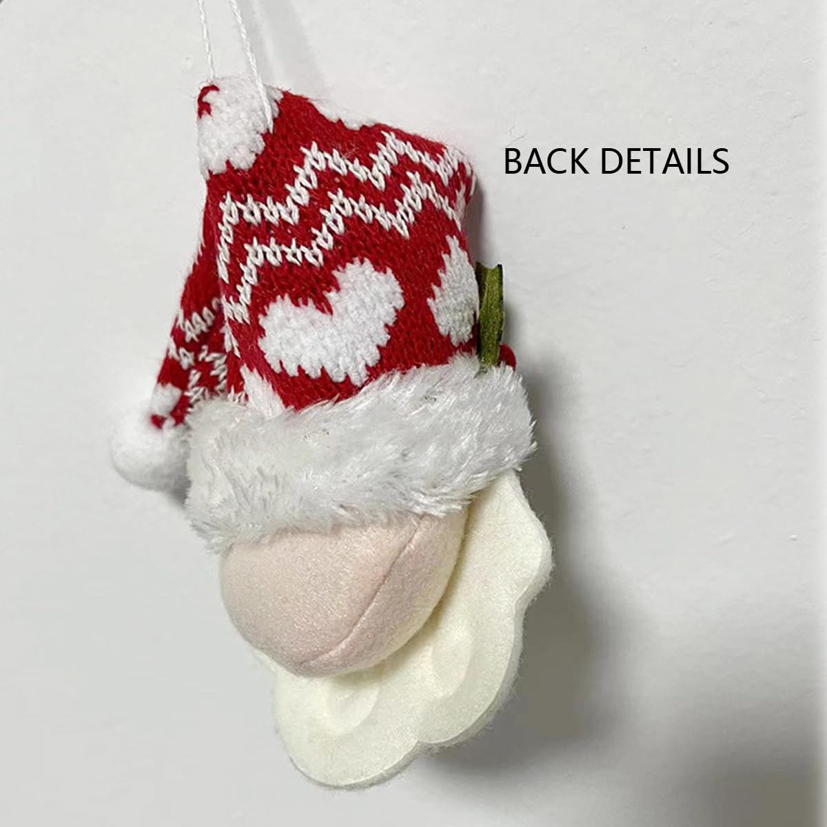 4Pcs Christmas Tree Hanging Ornaments, Christmas Tree Doll Decoration, New Cute Santa Claus Hanging Pendant for Walls Windows Doors Home Party Garden